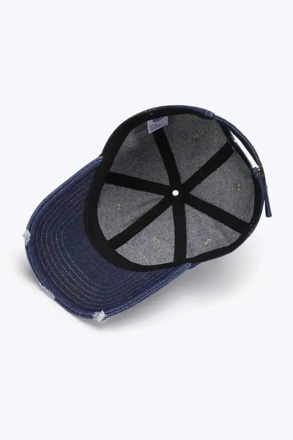 Distressed Adjustable Baseball Cap - Bad Moms Club