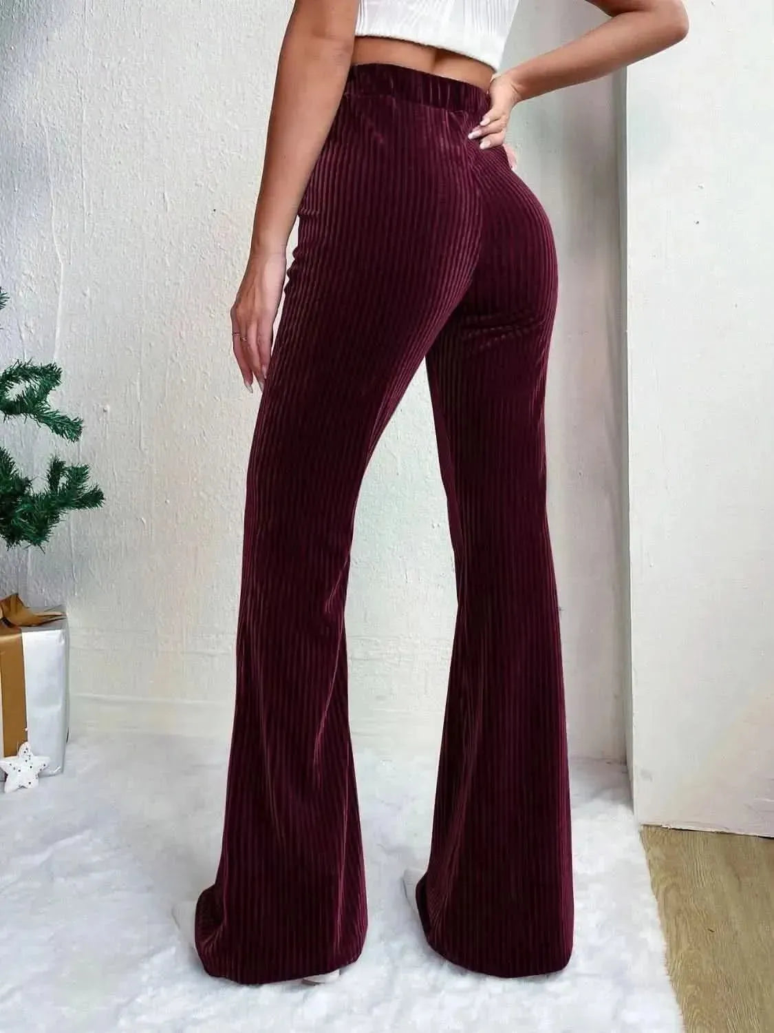 High Waist Flare Pants - Bad Moms Club