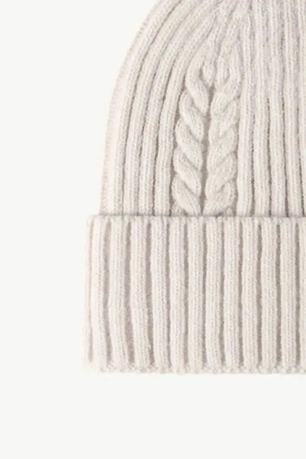 Cable-Knit Cuff Beanie - Bad Moms Club