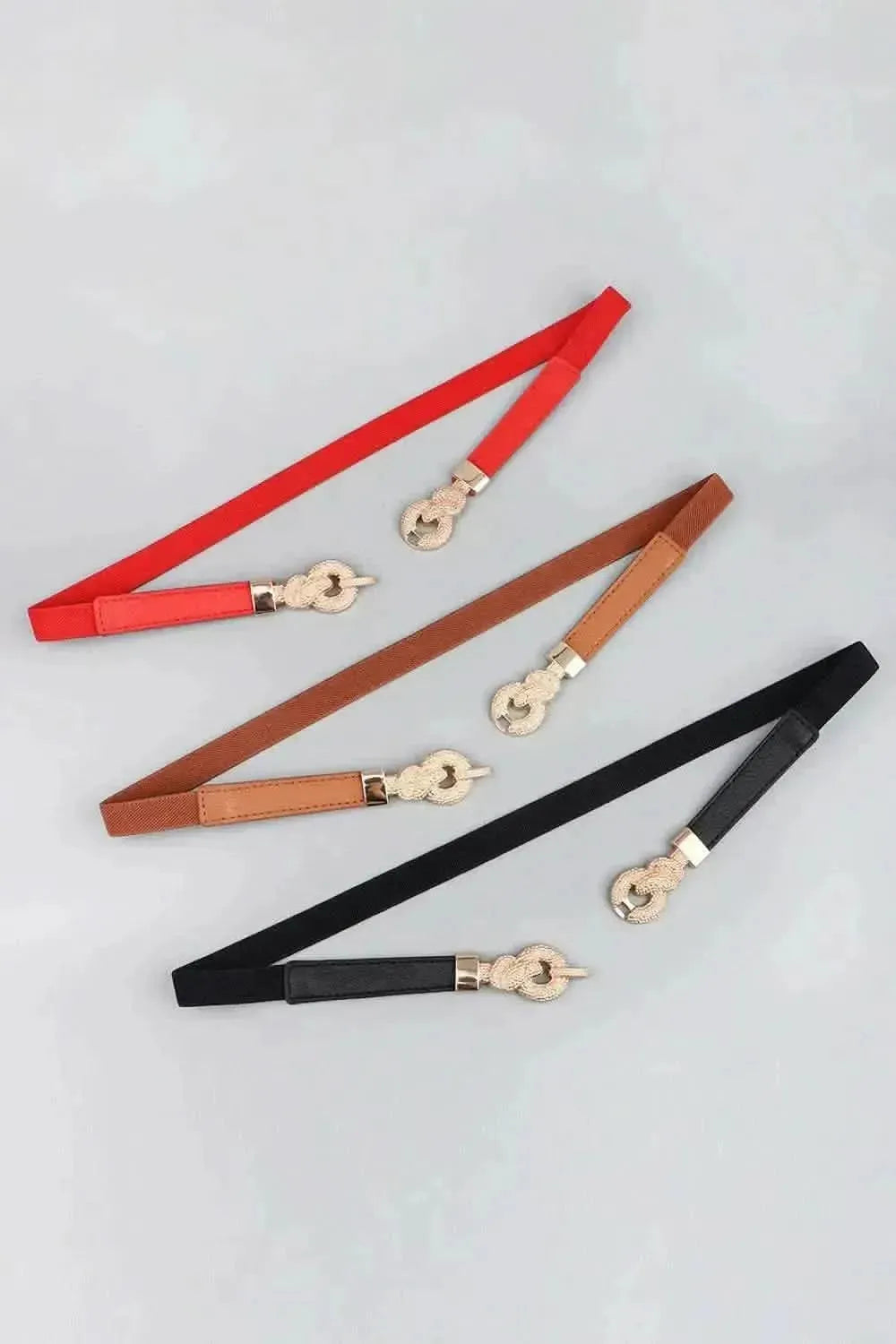 Zinc Alloy Buckle PU Leather Belt - Bad Moms Club
