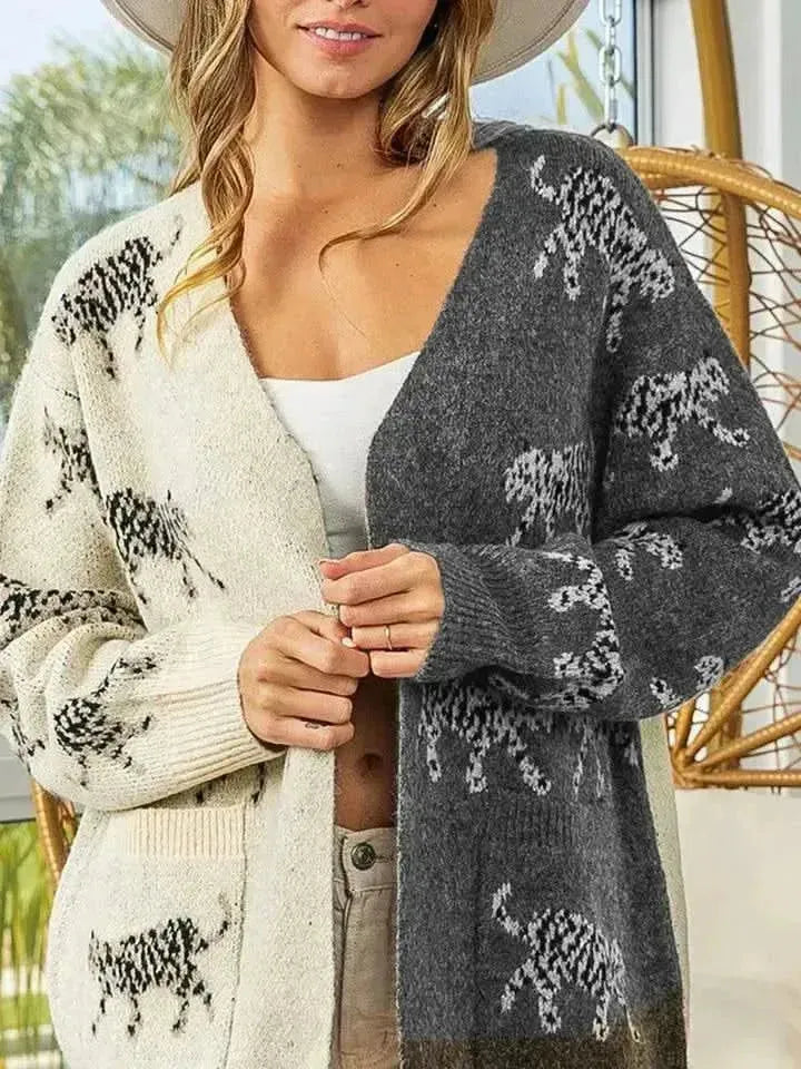Open Front Cardigan with Pockets - Bad Moms Club