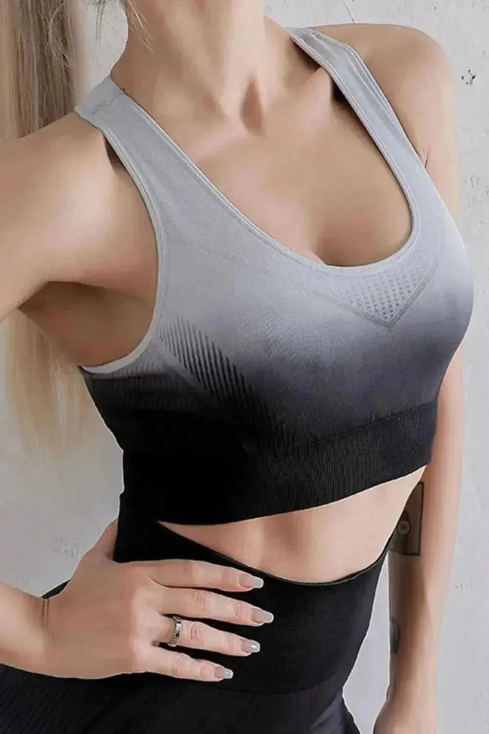 Gradient Racerback Sports Bra - Bad Moms Club