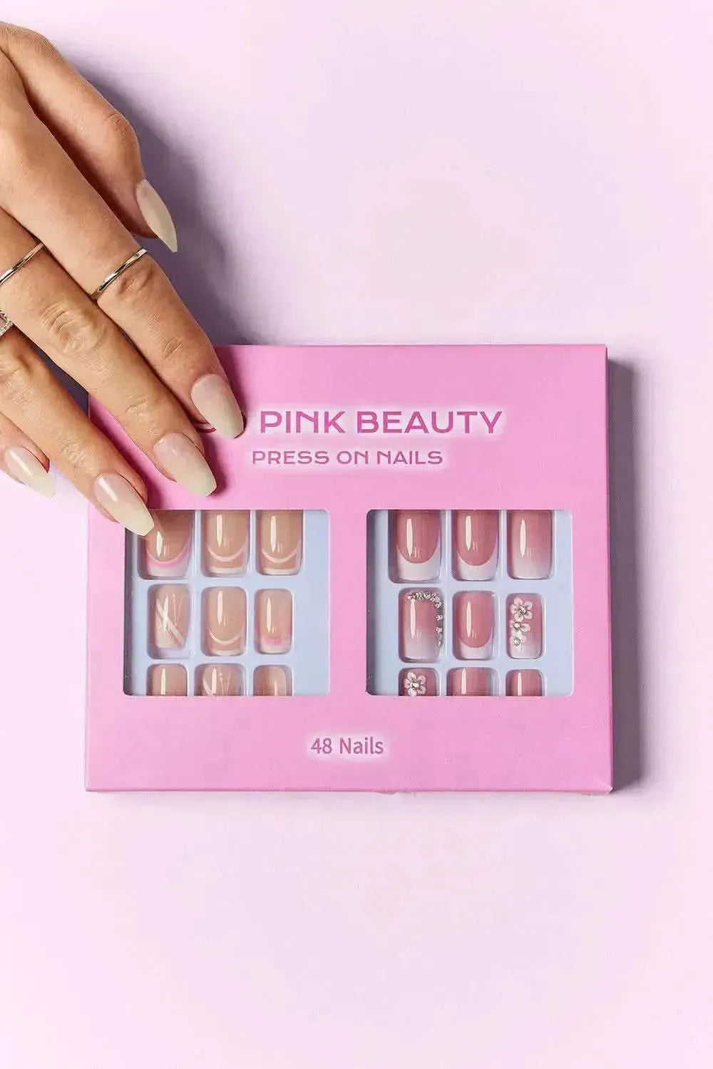 SO PINK BEAUTY Press On Nails 2 Packs - Bad Moms Club