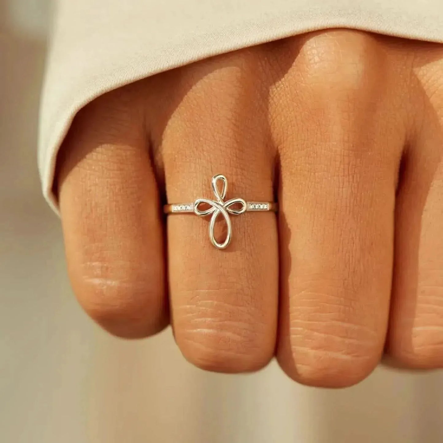 925 Sterling Silver Geometric Ring - Bad Moms Club