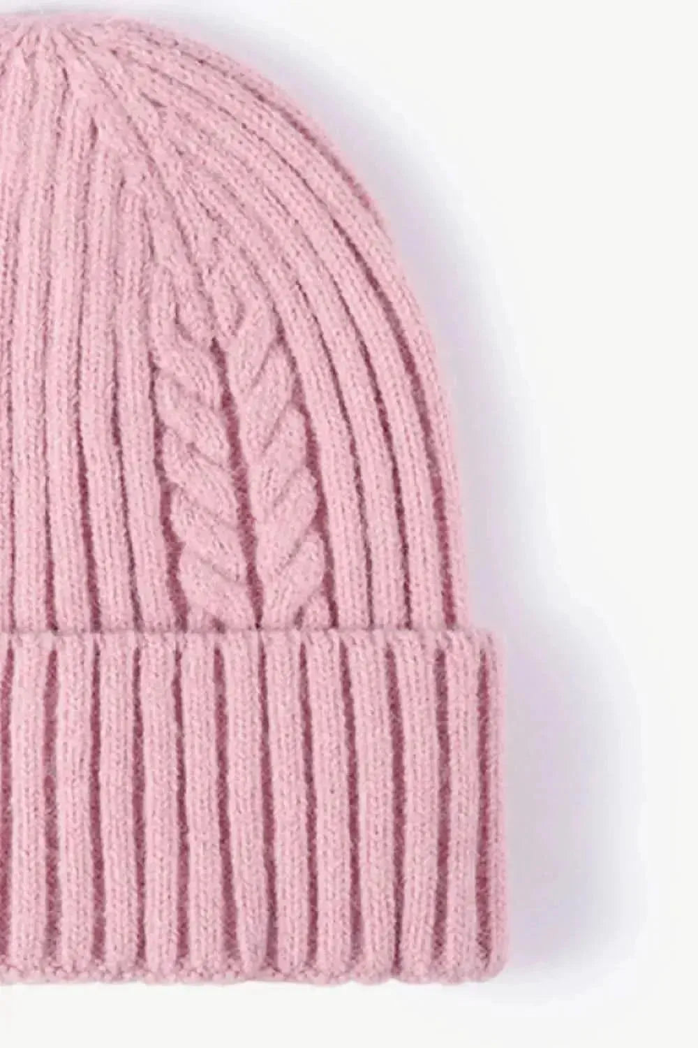 Cable-Knit Cuff Beanie - Bad Moms Club
