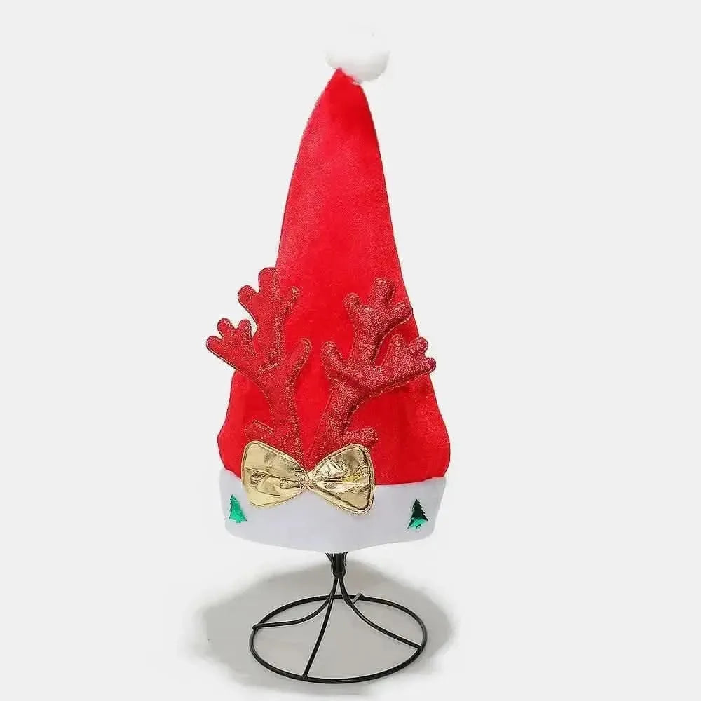 2 Piece Antler Christmas Hat with pompom - Bad Moms Club