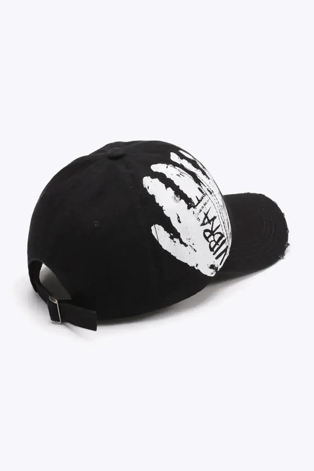 VIBRA Graphic Distressed Adjustable Baseball Cap - Bad Moms Club