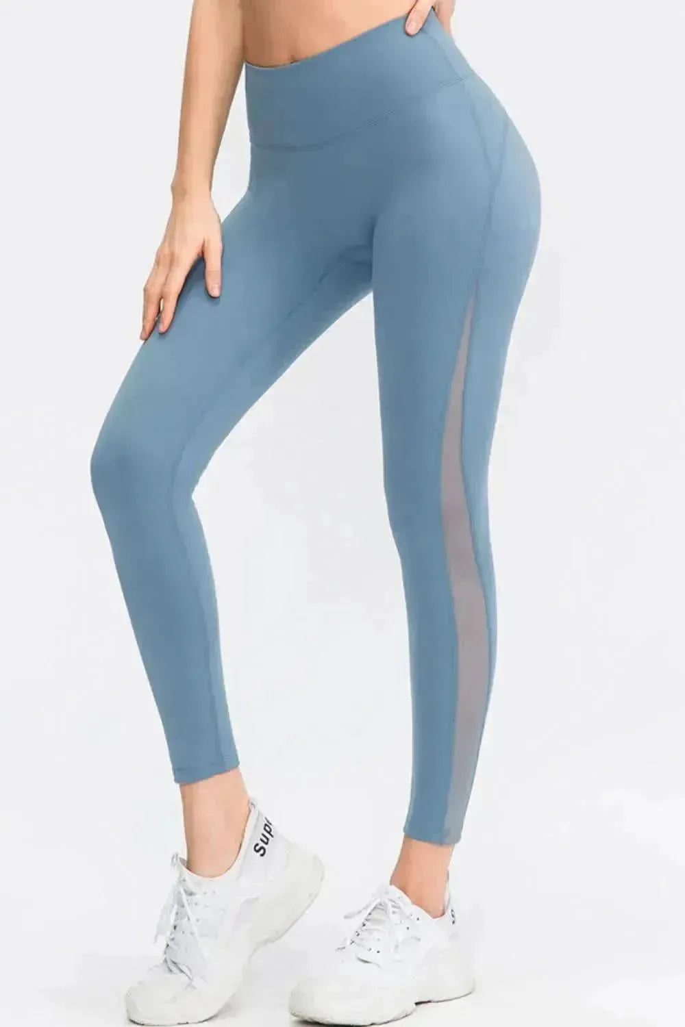 Wide Waistband Slim Fit Long Sports Pants - Bad Moms Club