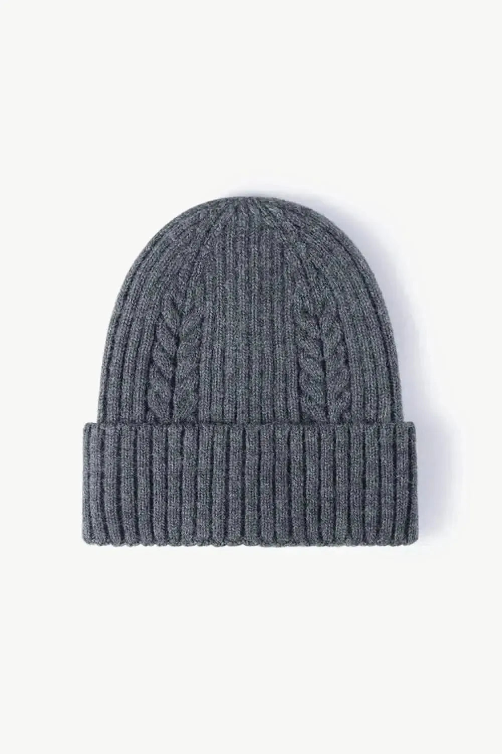 Cable-Knit Cuff Beanie - Bad Moms Club
