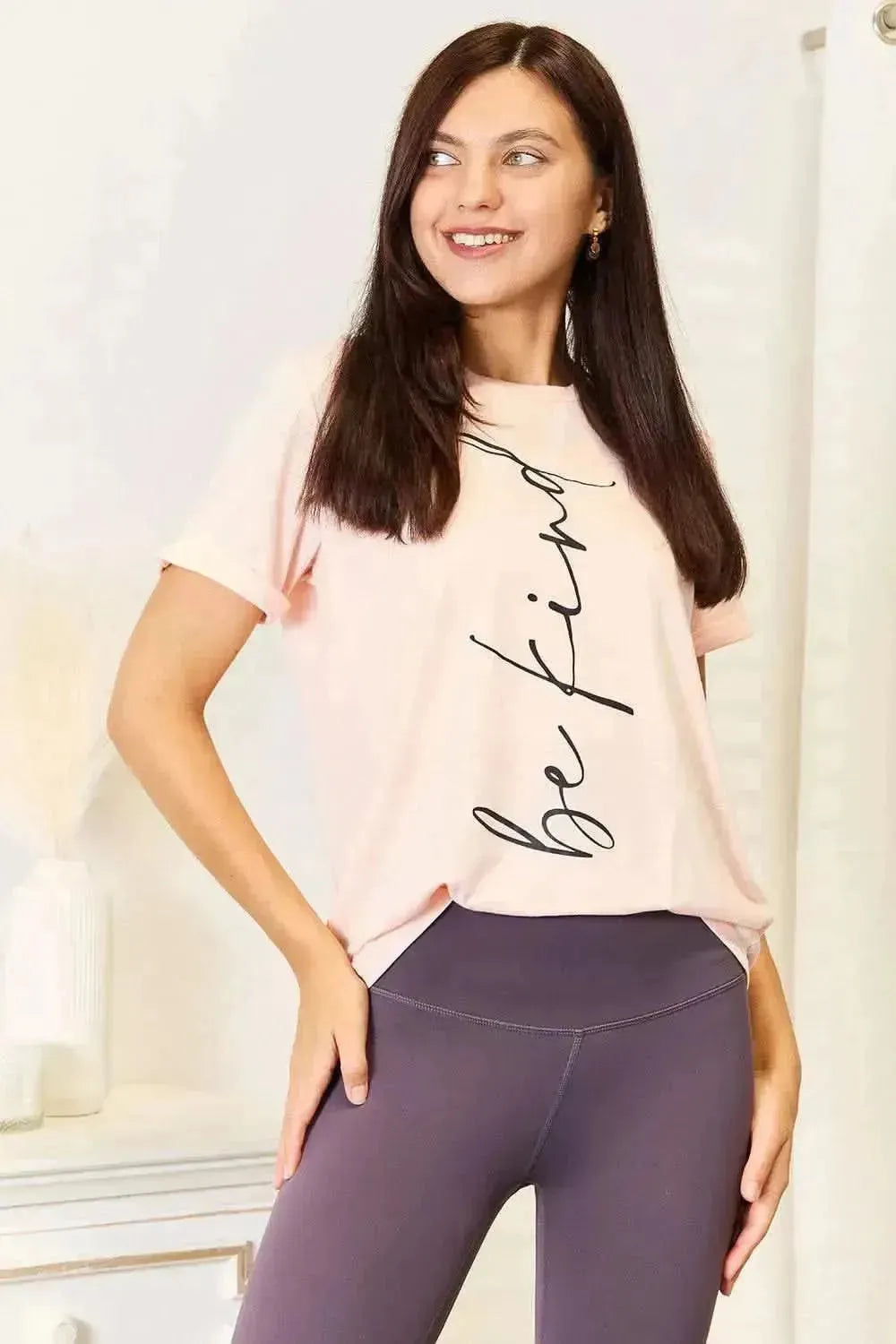 Simply Love BE KIND Graphic Round Neck T-Shirt - Bad Moms Club