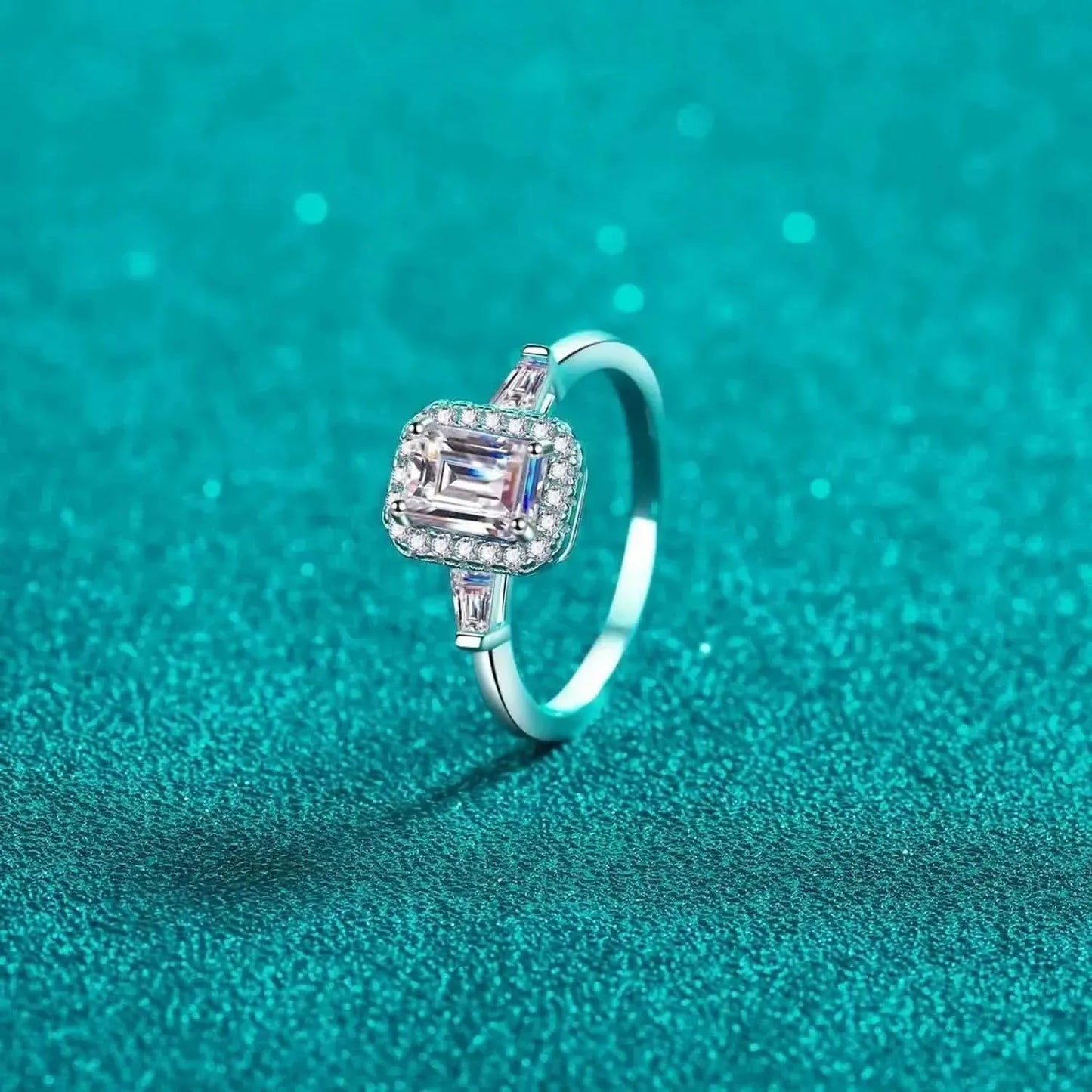 1 Carat Moissanite 925 Sterling Silver Ring - Bad Moms Club