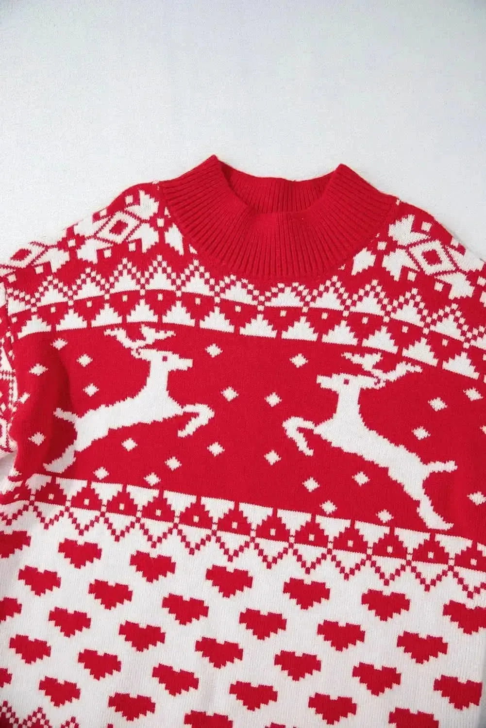 Christmas Element Turtleneck Long Sleeve Sweater - Bad Moms Club
