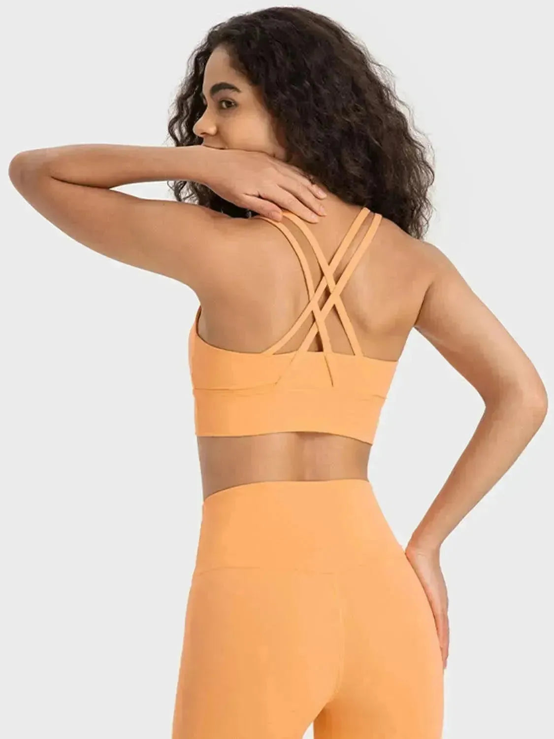 Crisscross Scoop Neck Active Tank - Bad Moms Club