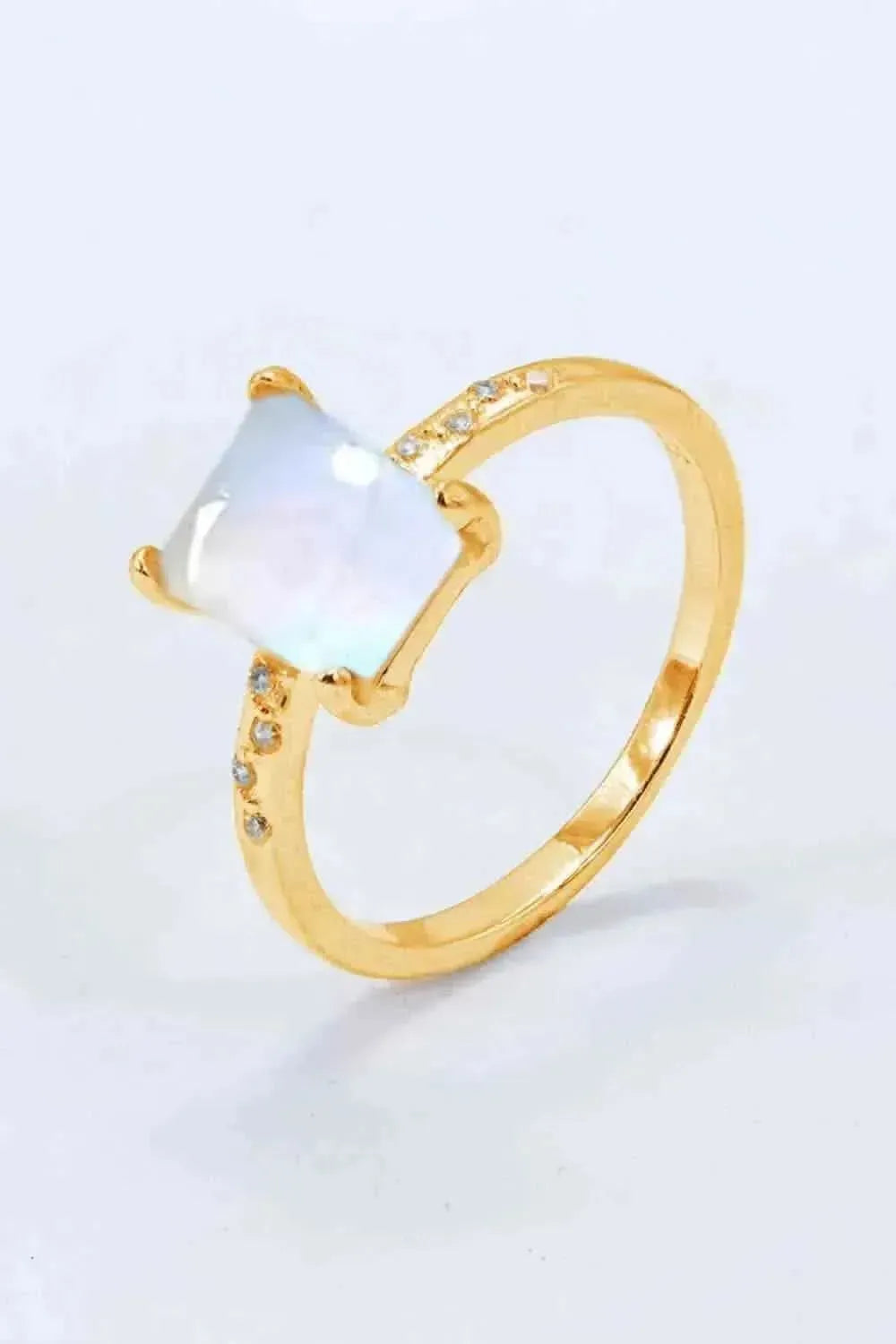 Square Moonstone Ring - Bad Moms Club
