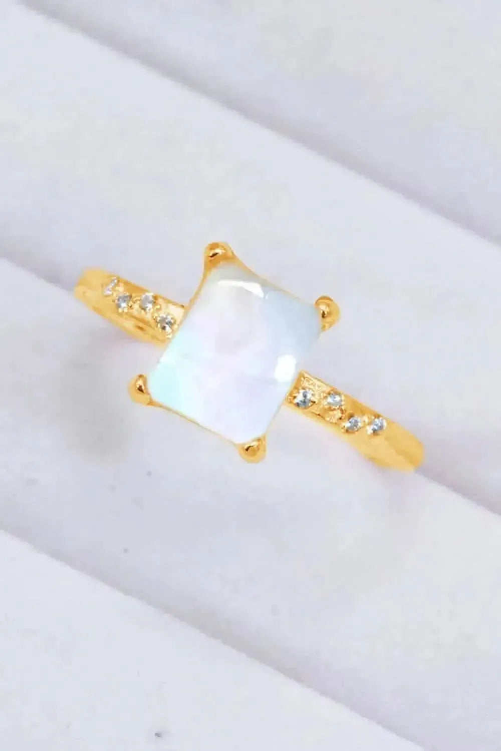 Square Moonstone Ring - Bad Moms Club