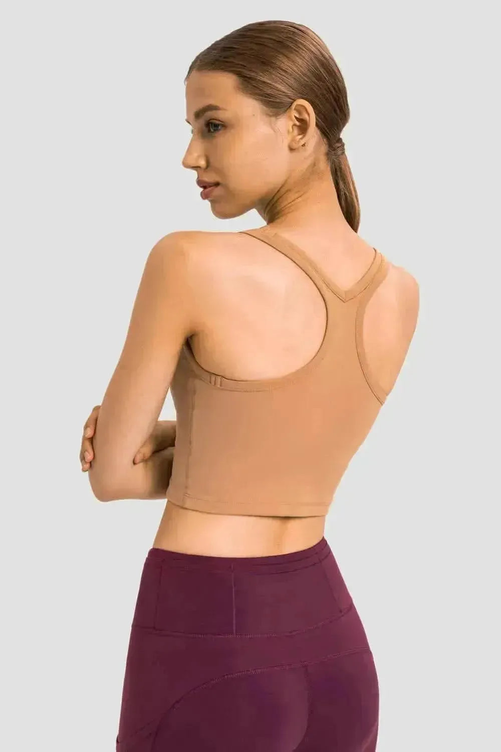 Racerback Sports Bra - Bad Moms Club