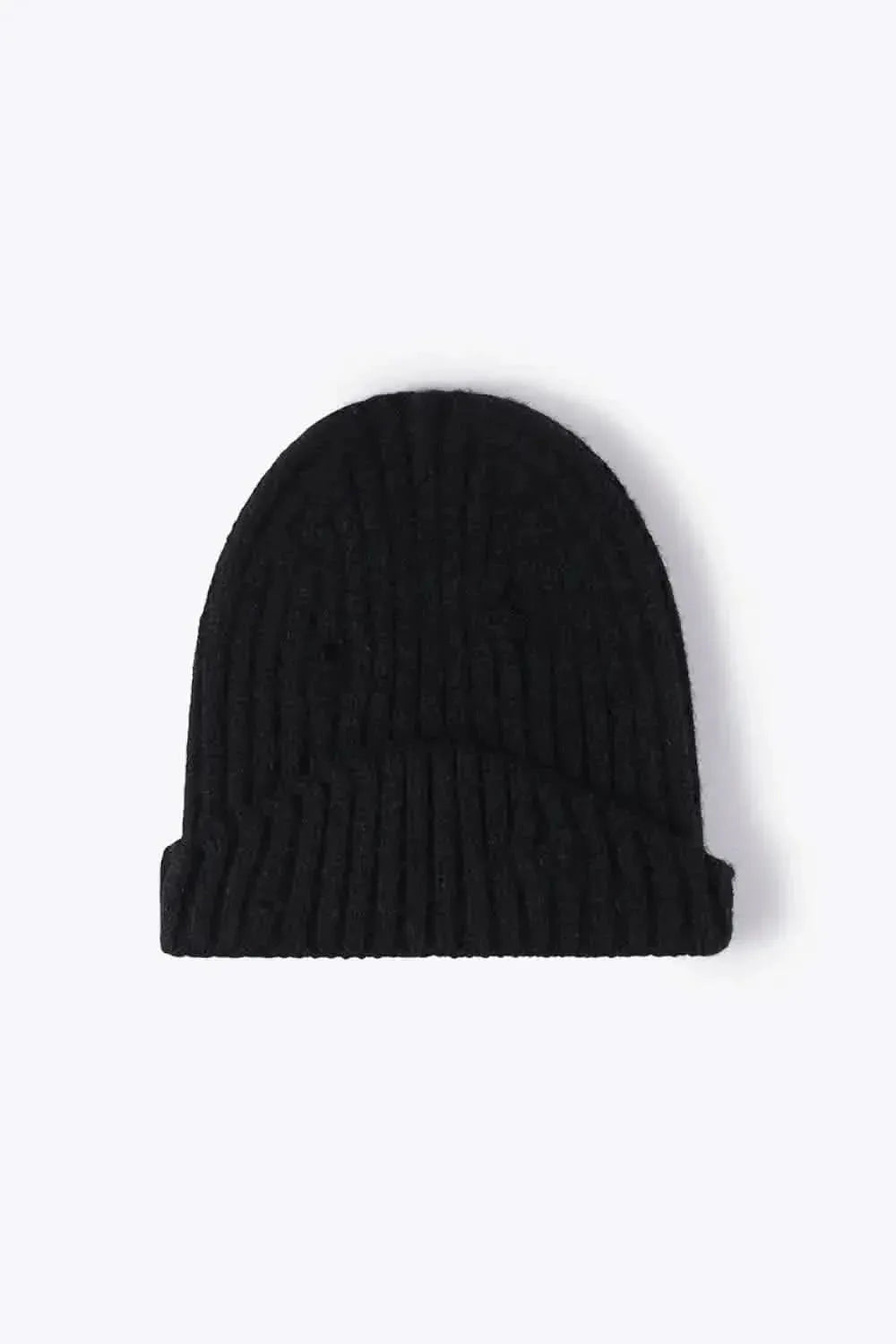 Distressed Rib-Knit Beanie - Bad Moms Club