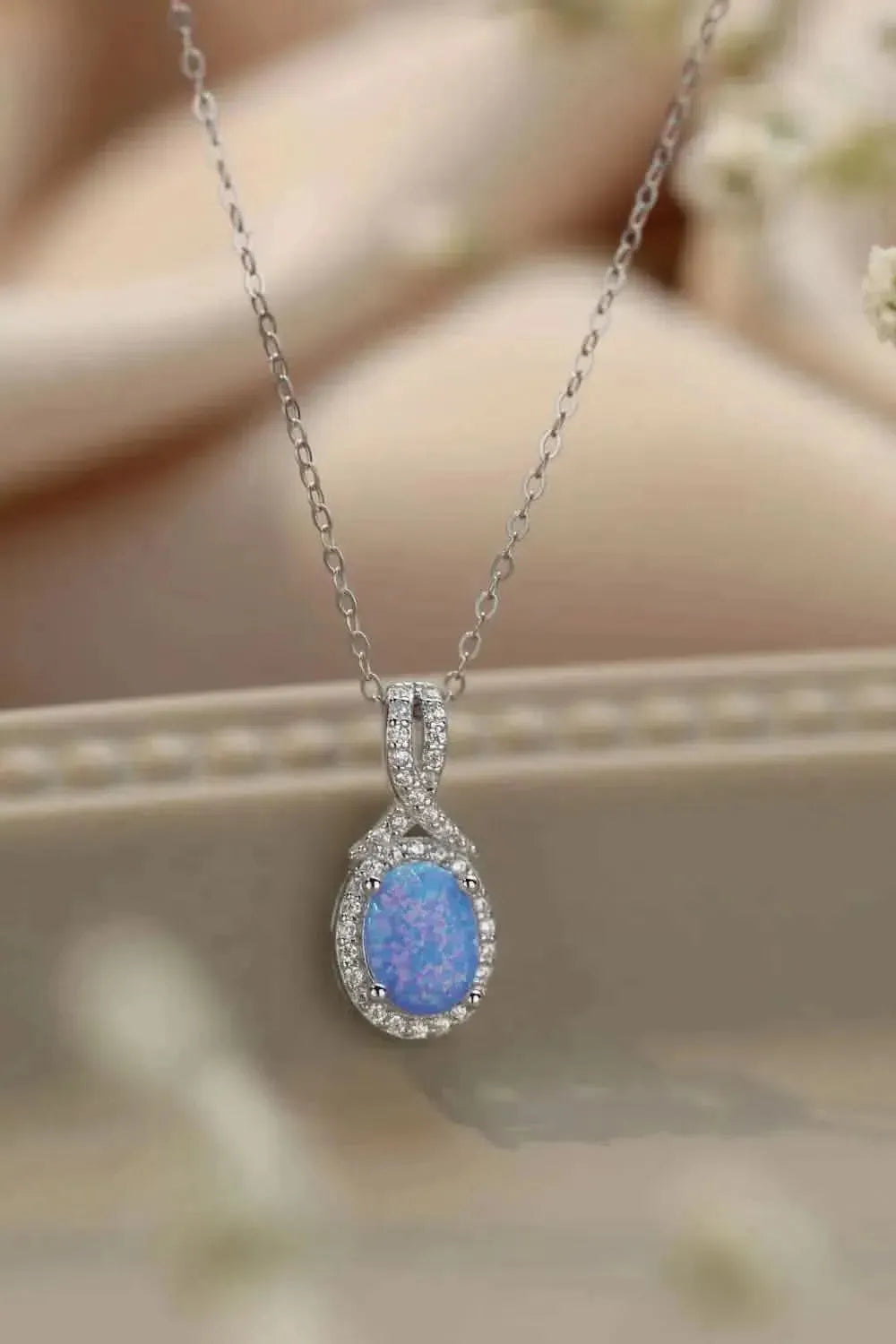 Feeling My Best Opal Pendant Necklace - Bad Moms Club