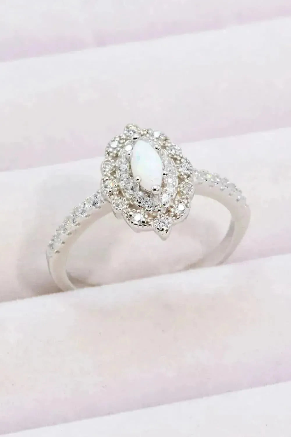 Modern Love Story Opal and Zircon Ring - Bad Moms Club