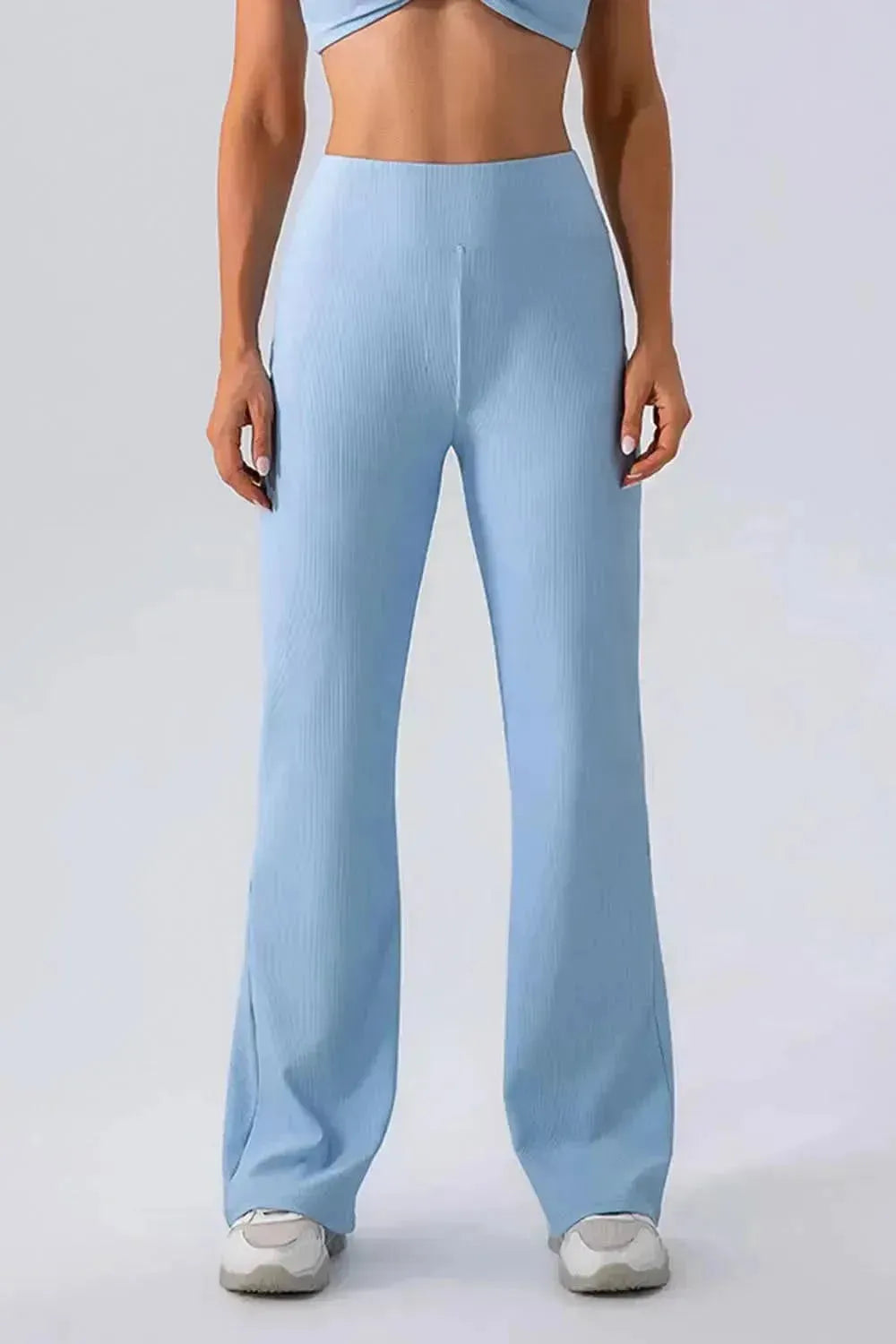 High Waist Straight Active Pants - Bad Moms Club