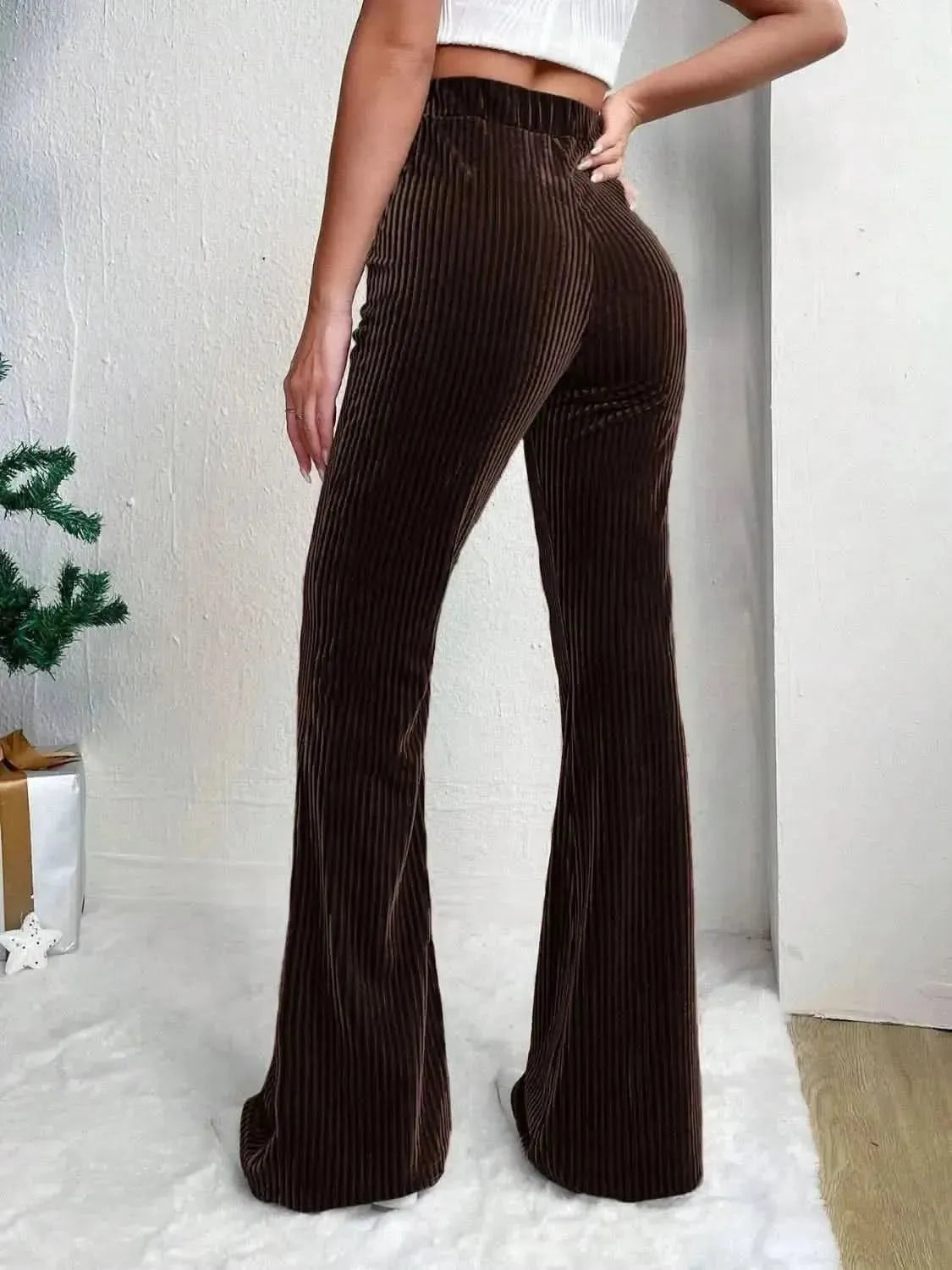 High Waist Flare Pants - Bad Moms Club