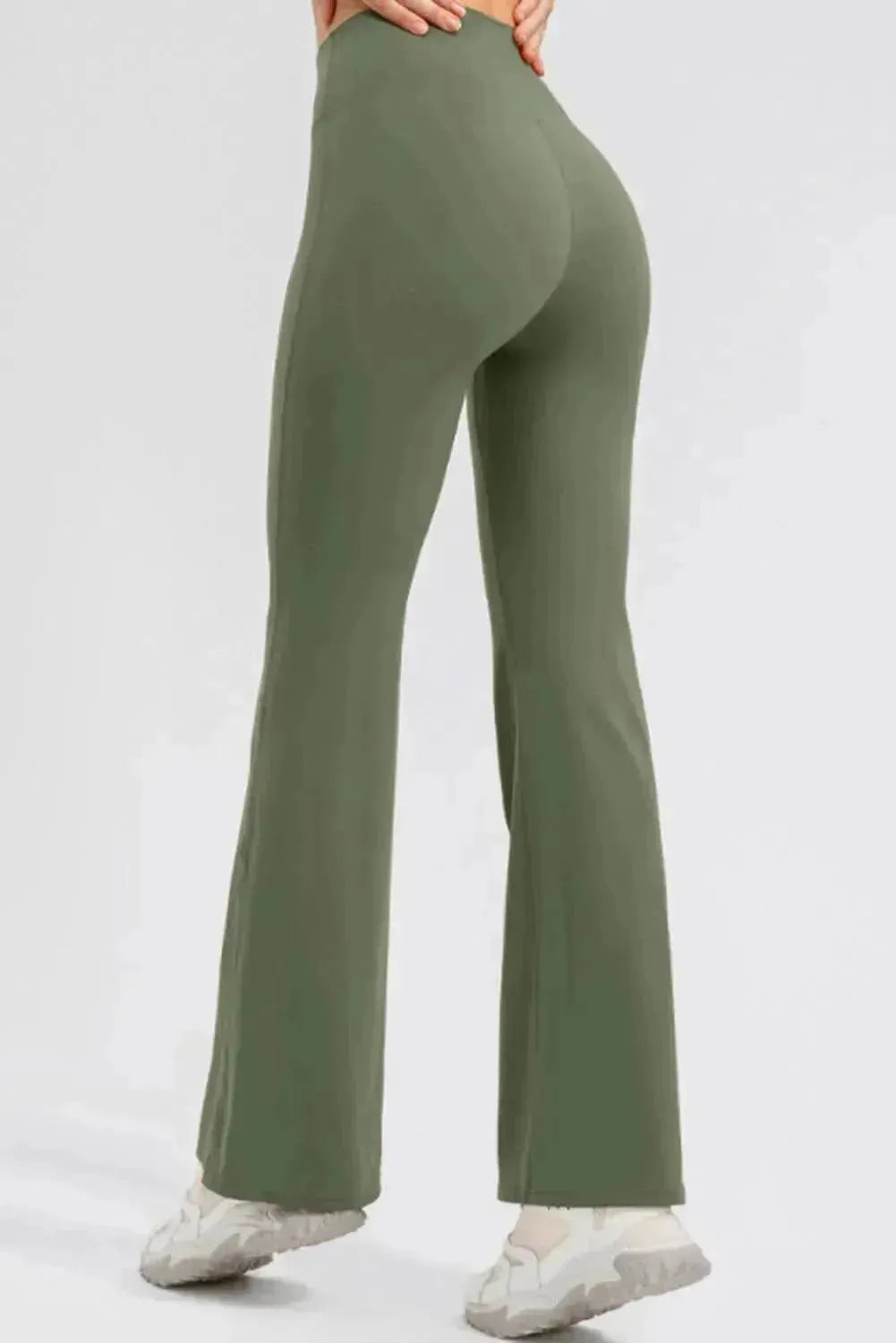 High Waist Straight Active Pants - Bad Moms Club