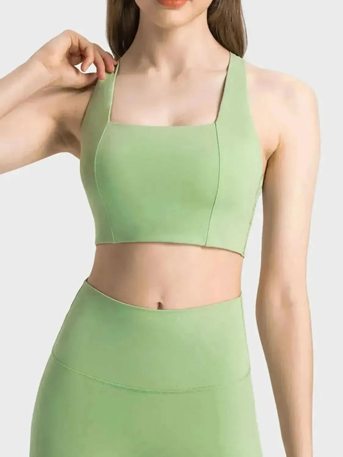 Scoop Neck Sports Bra - Bad Moms Club
