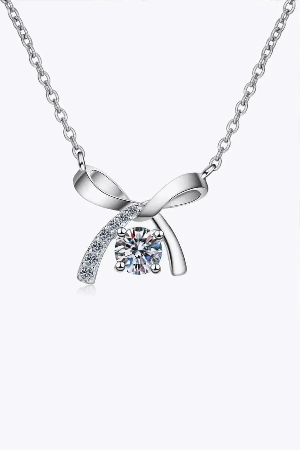 Moissanite 925 Sterling Silver Necklace - Bad Moms Club