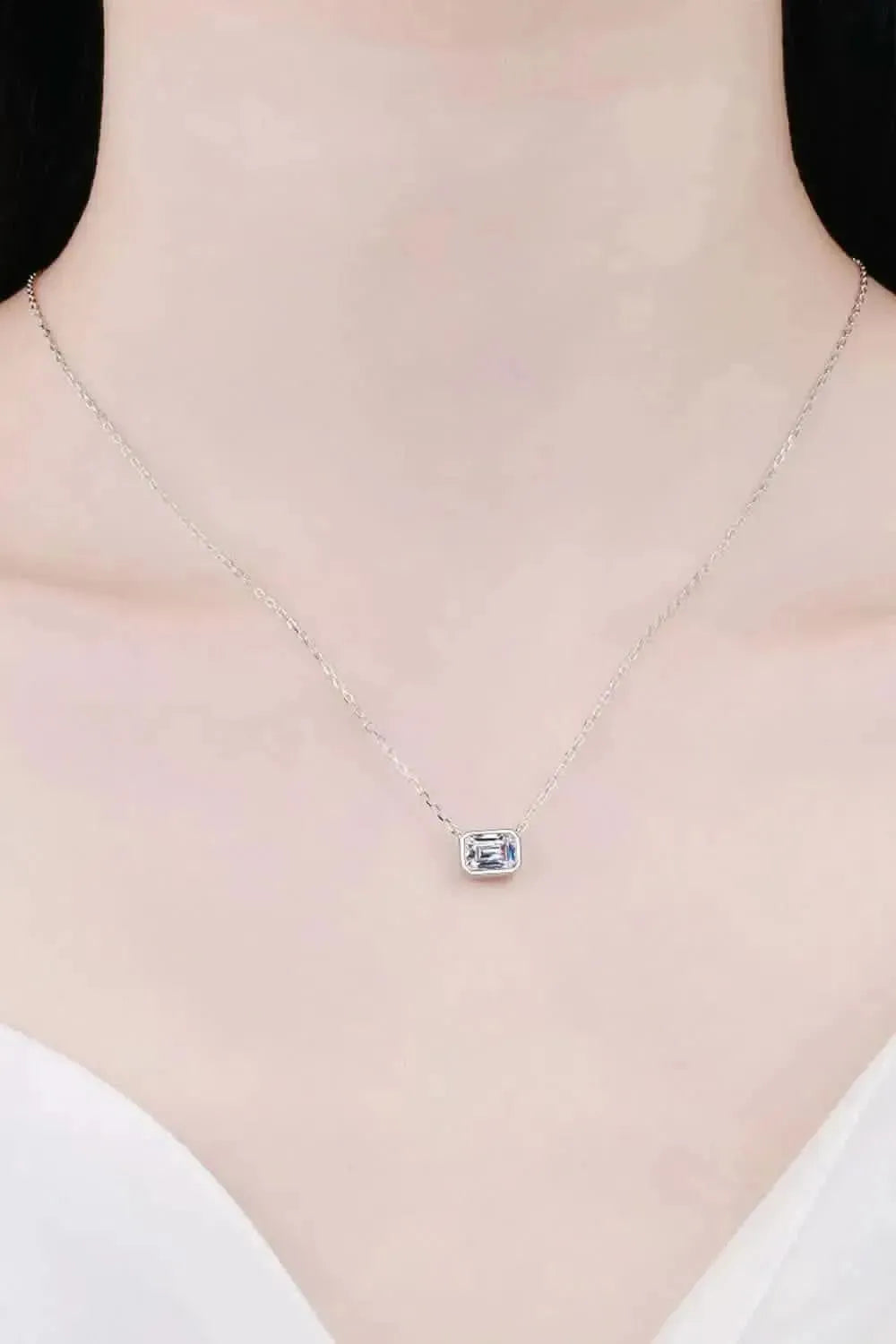 Beautiful Words 1 Carat Moissanite Pendant Necklace - Bad Moms Club