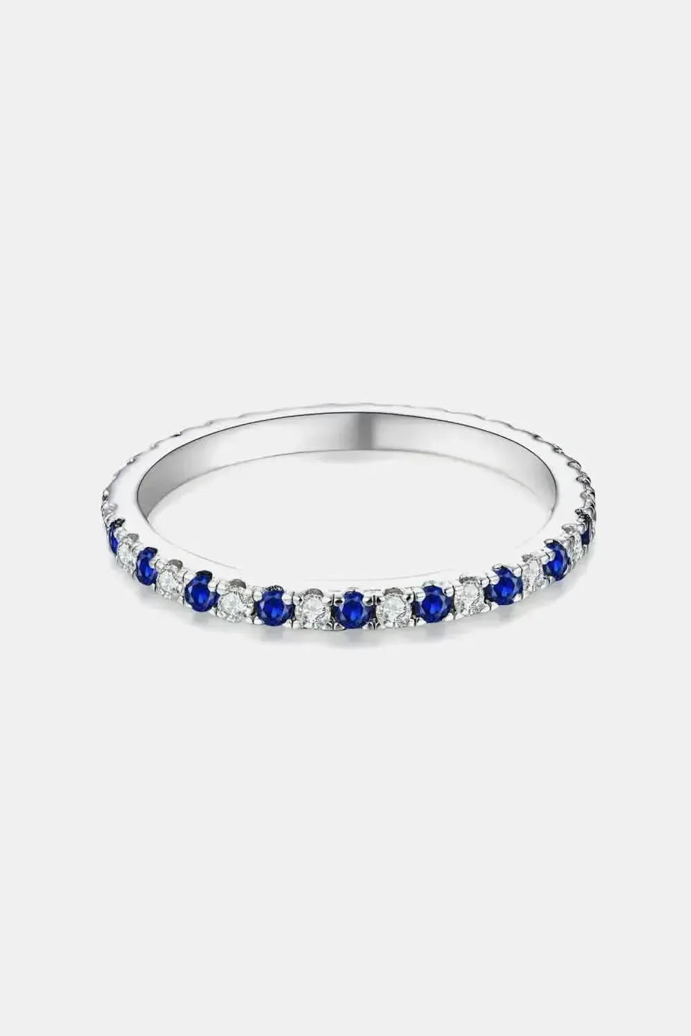 Moissanite Lab-Grown Sapphire Rings - Bad Moms Club