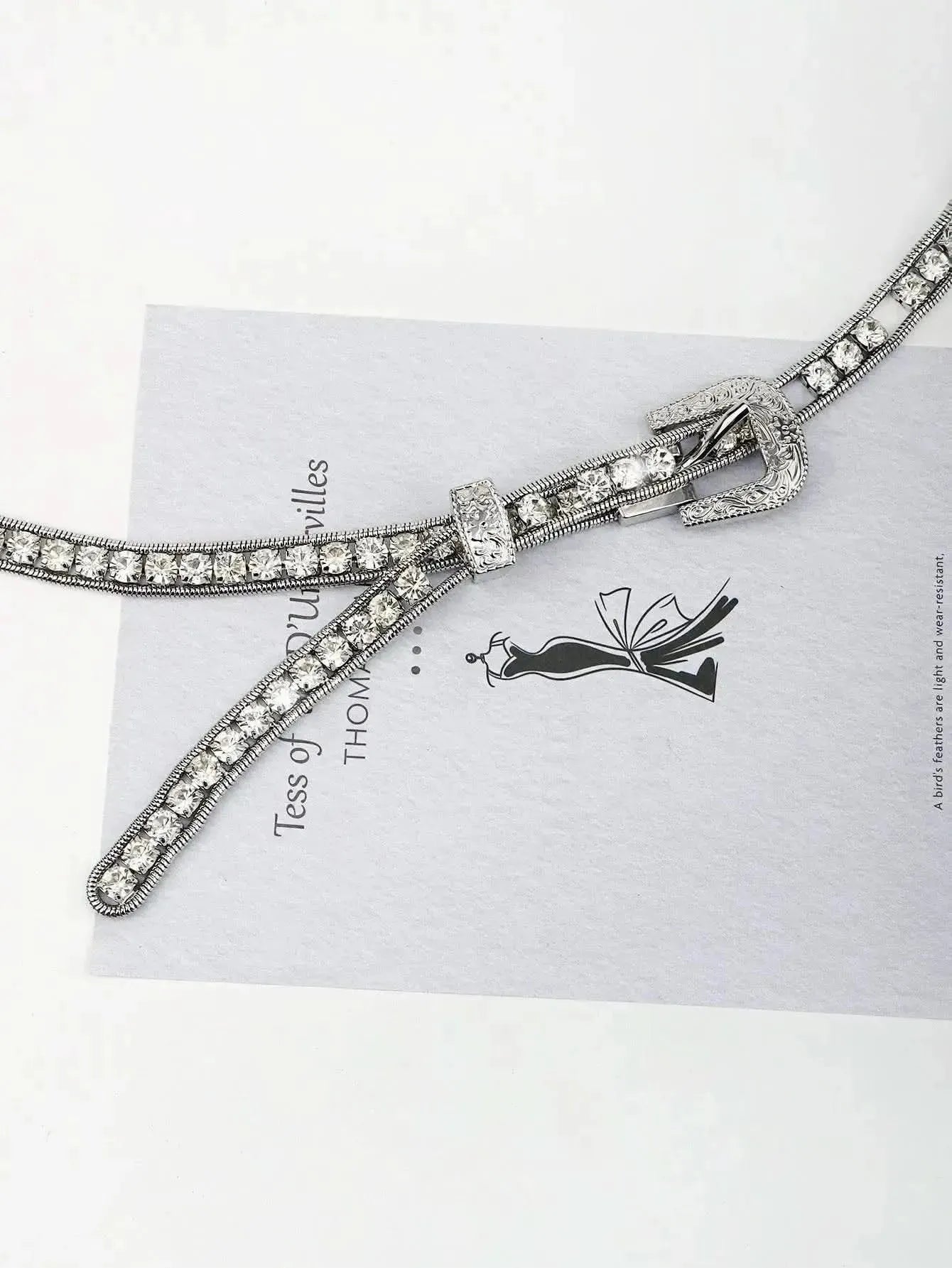 Rhinestone Metal Belt - Bad Moms Club