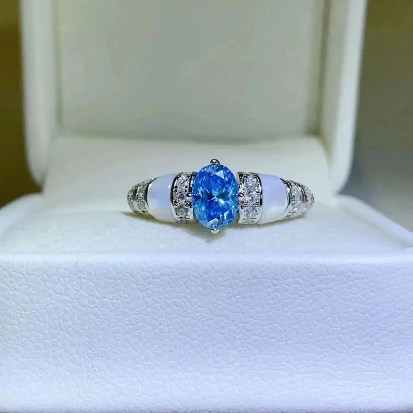 1 Carat Moissanite 925 Sterling Silver Ring - Bad Moms Club