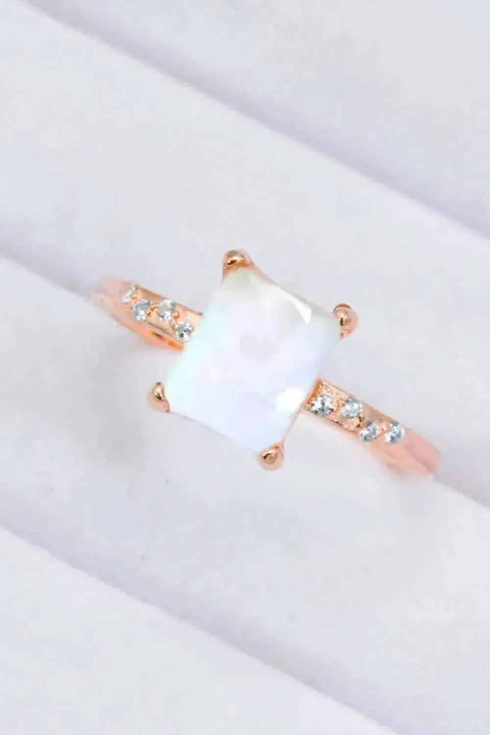 Square Moonstone Ring - Bad Moms Club