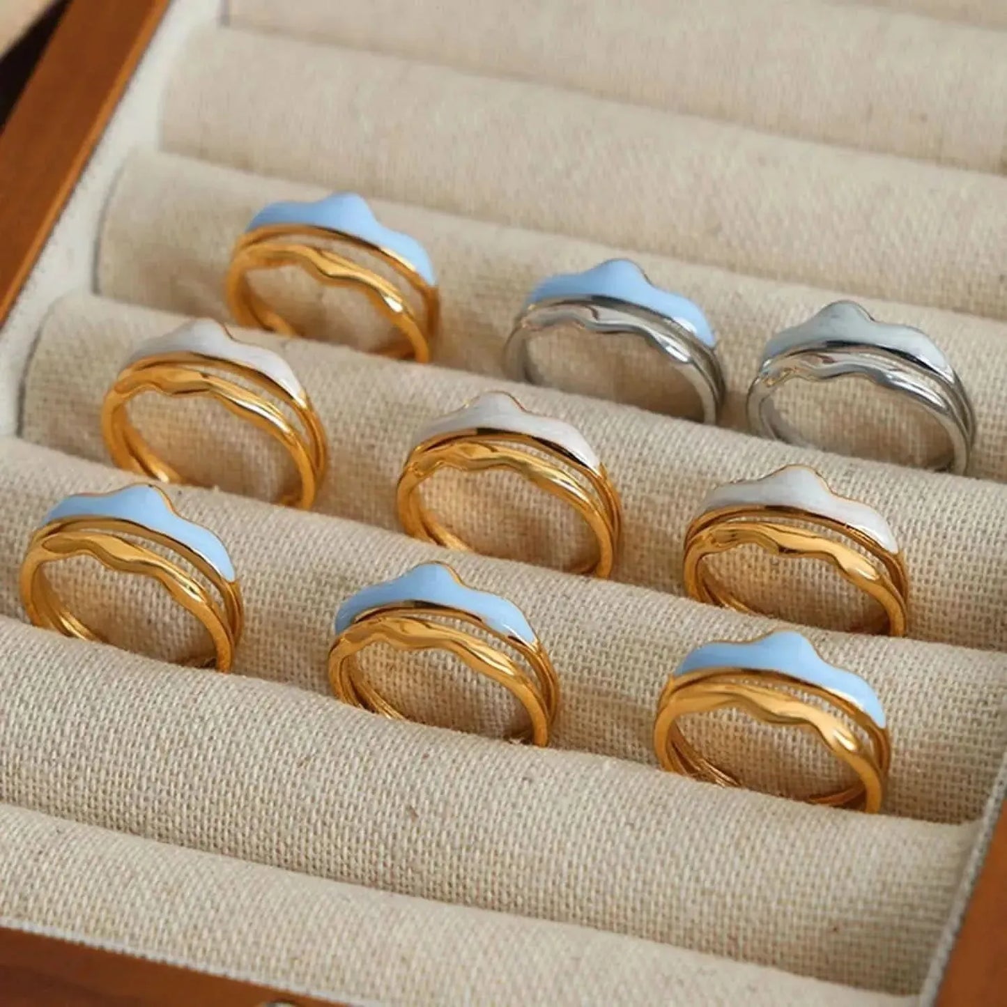 18K Gold-Plated Open Ring - Bad Moms Club