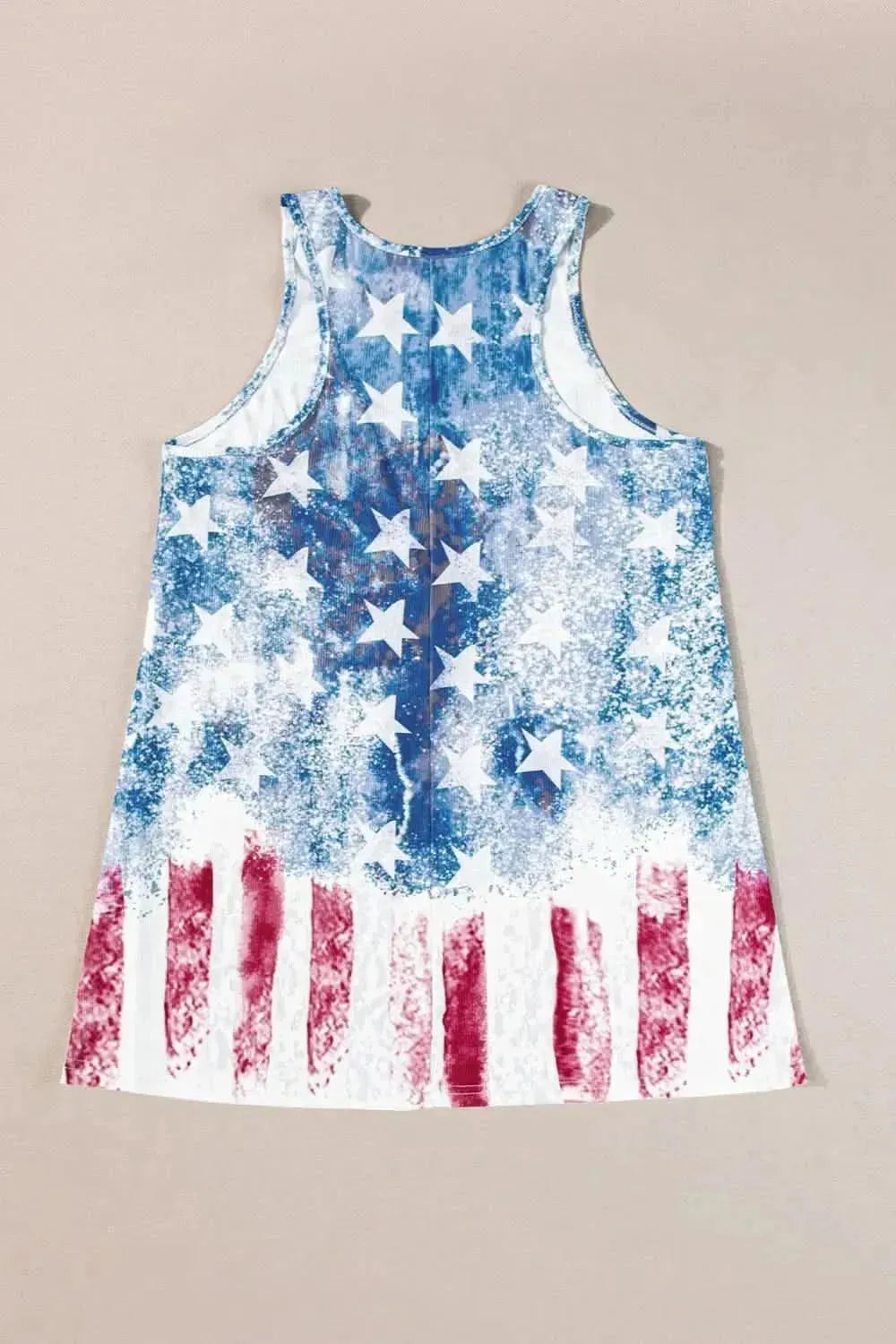 US Flag Scoop Neck Tank - Bad Moms Club