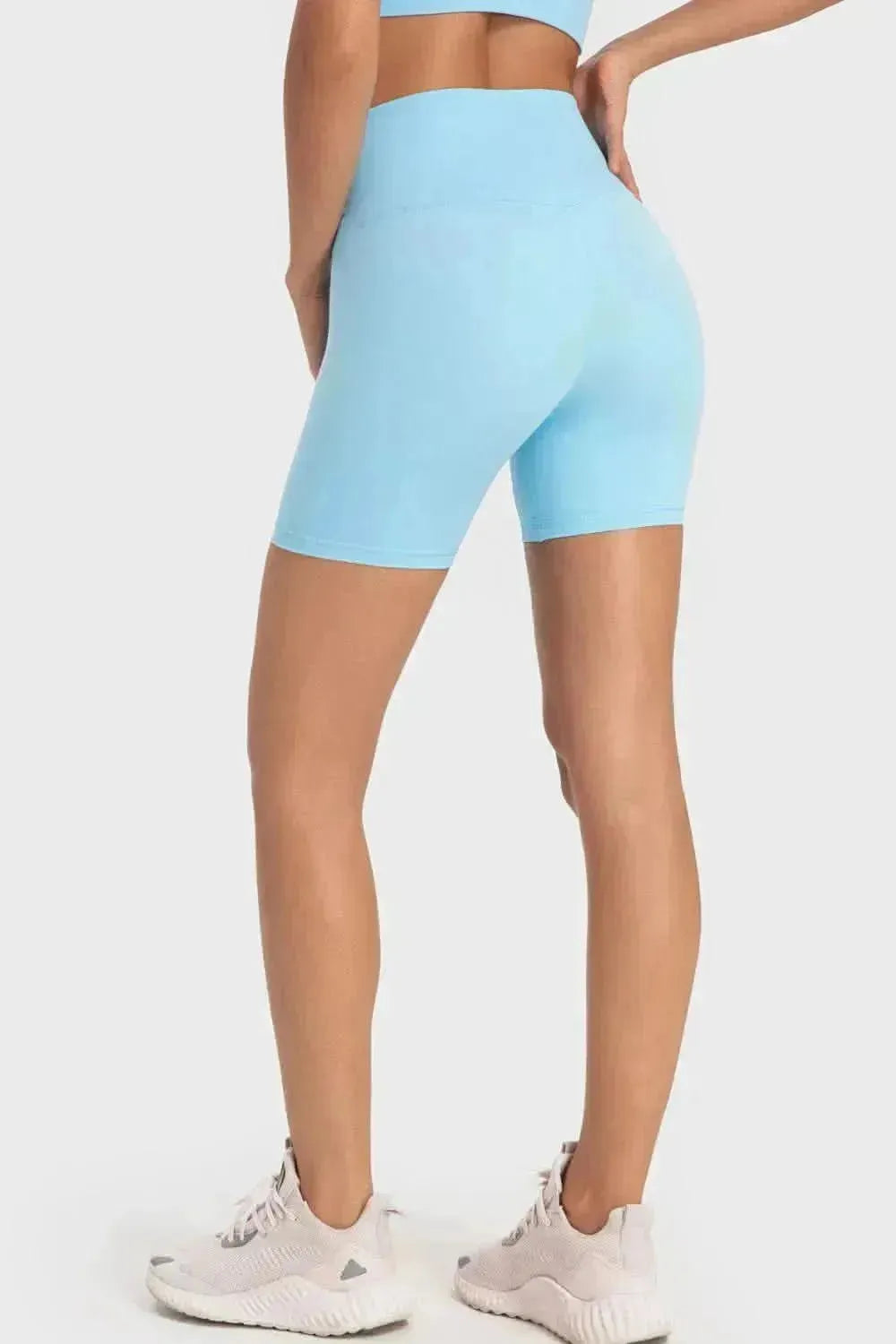 Staying Cozy Wide Waistband Biker Shorts - Bad Moms Club