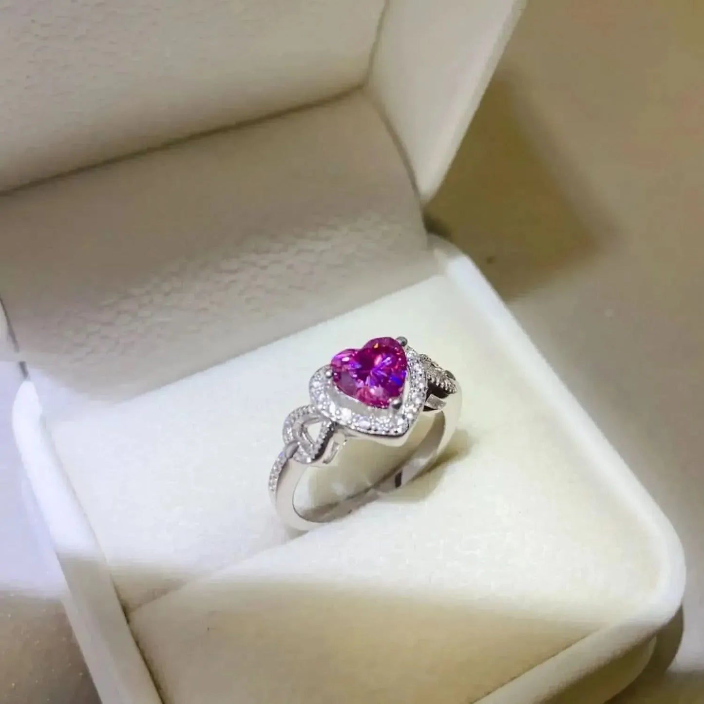 1 Carat Moissanite 925 Sterling Silver Ring - Bad Moms Club
