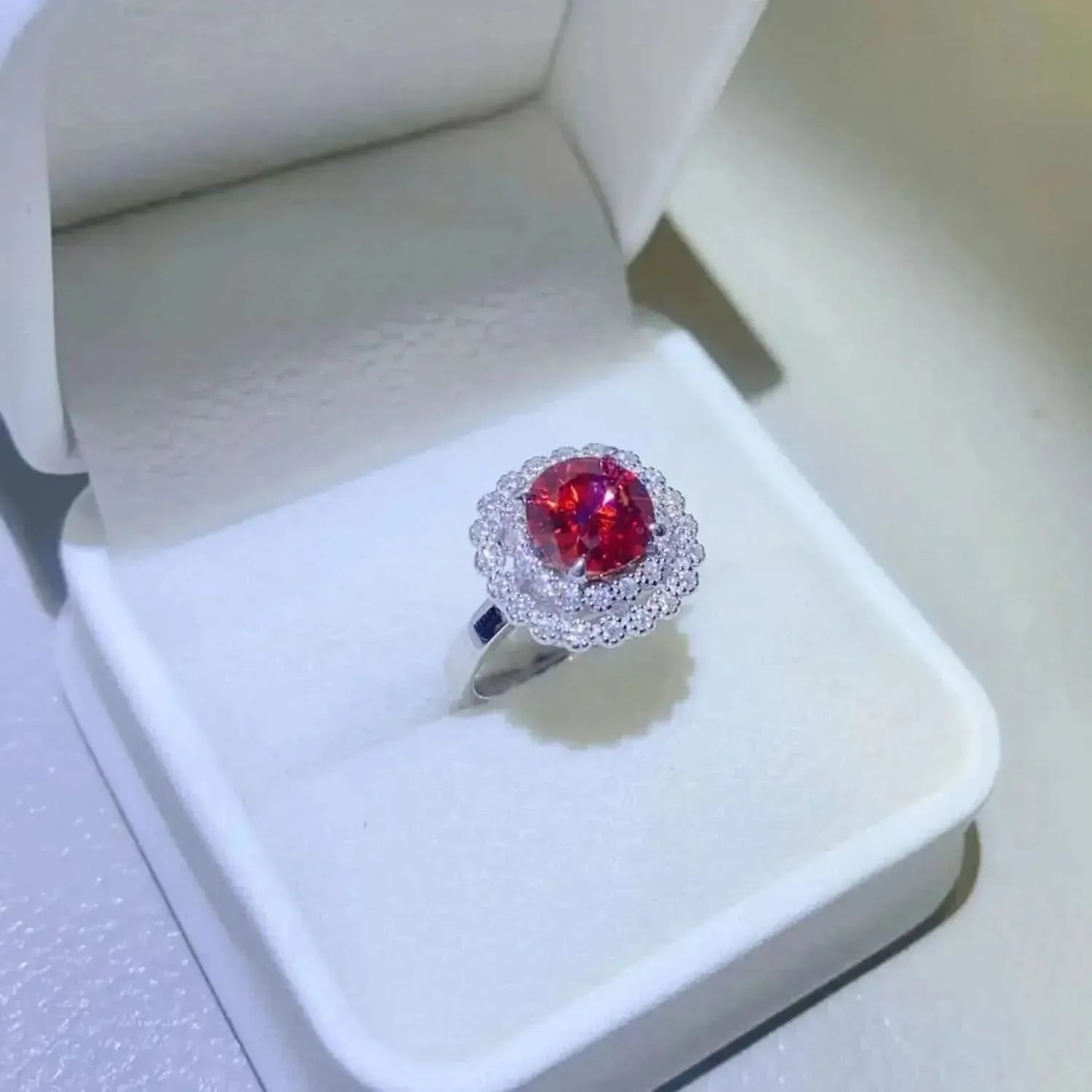 2 Carat Moissanite 925 Sterling Silver Ring - Bad Moms Club