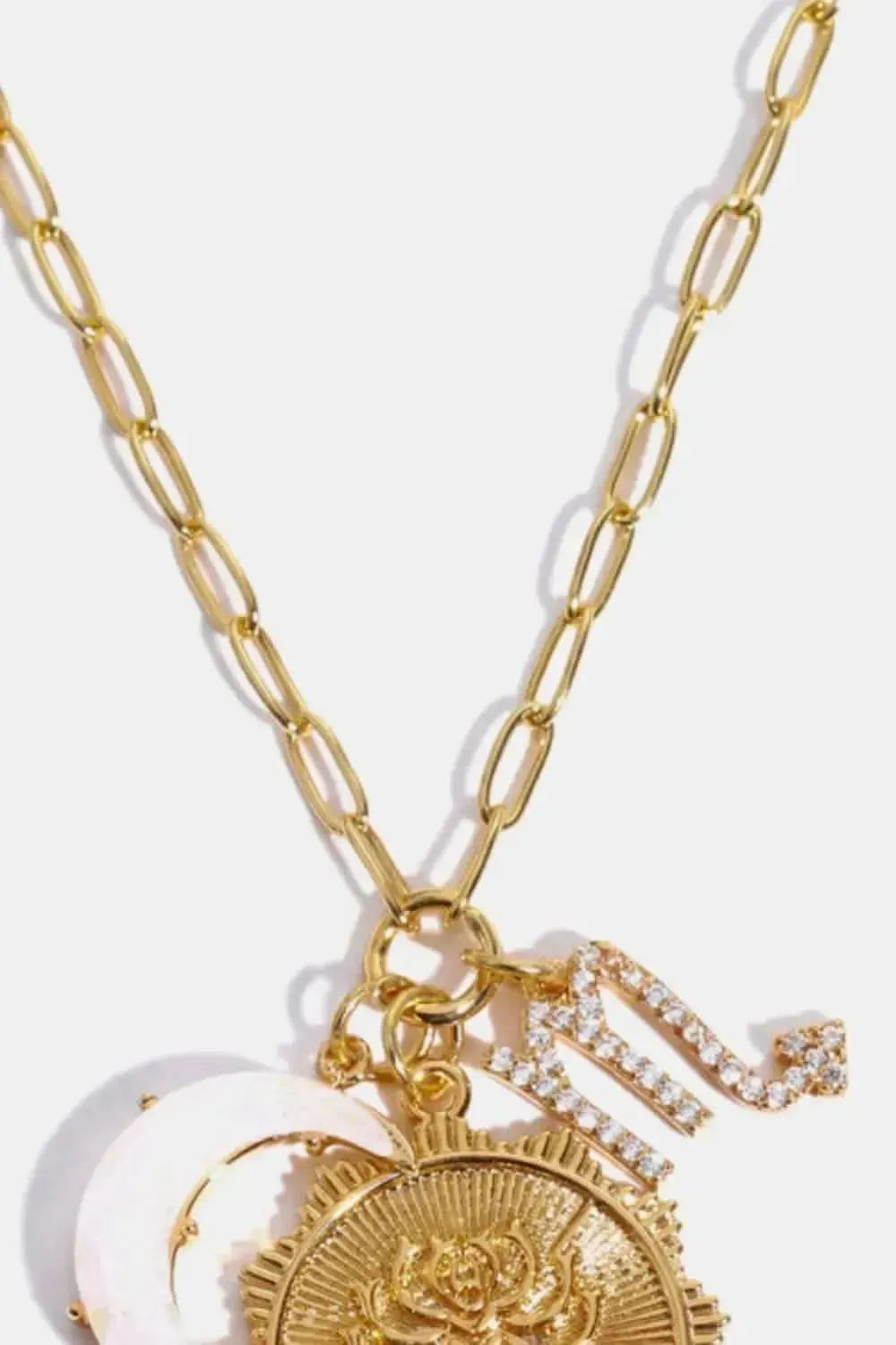 Constellation and Moon Pendant Copper Necklace - Bad Moms Club