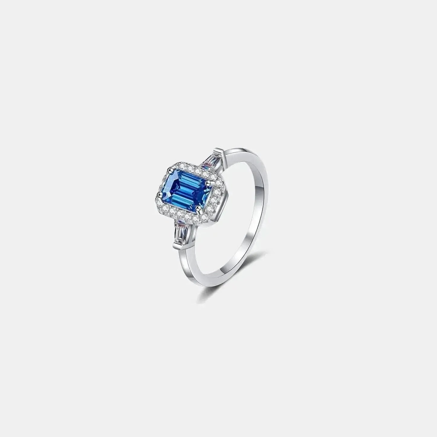 1 Carat Moissanite 925 Sterling Silver Ring - Bad Moms Club