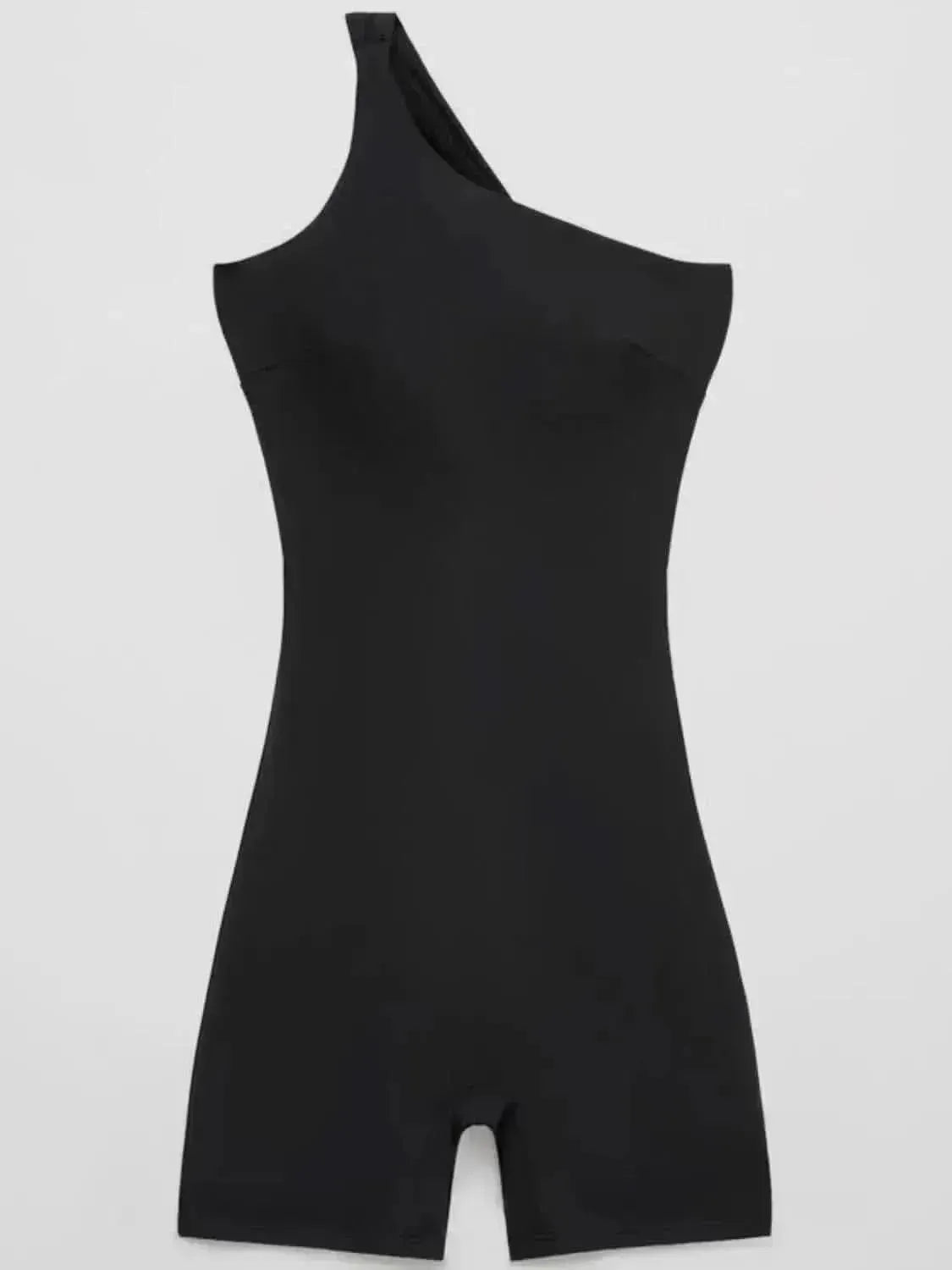 Single Shoulder Active Romper - Bad Moms Club