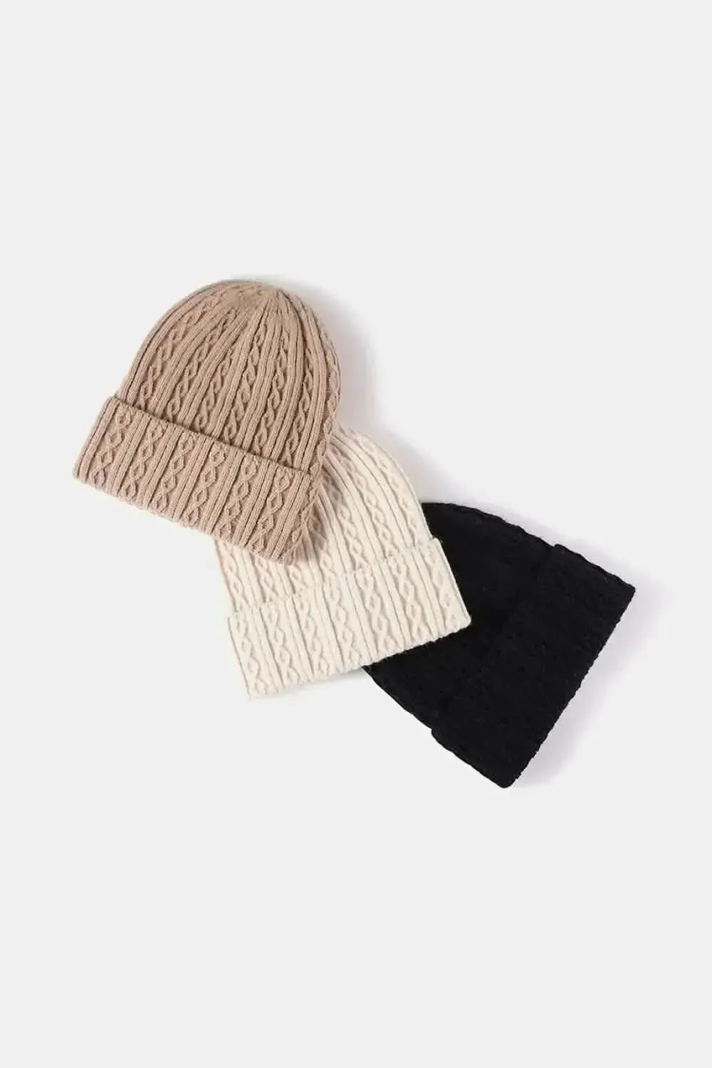 Mixed Knit Cuff Beanie - Bad Moms Club