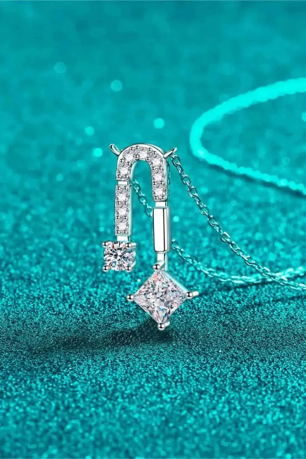 1.3 Carat Moissanite 925 Sterling Silver Necklace - Bad Moms Club