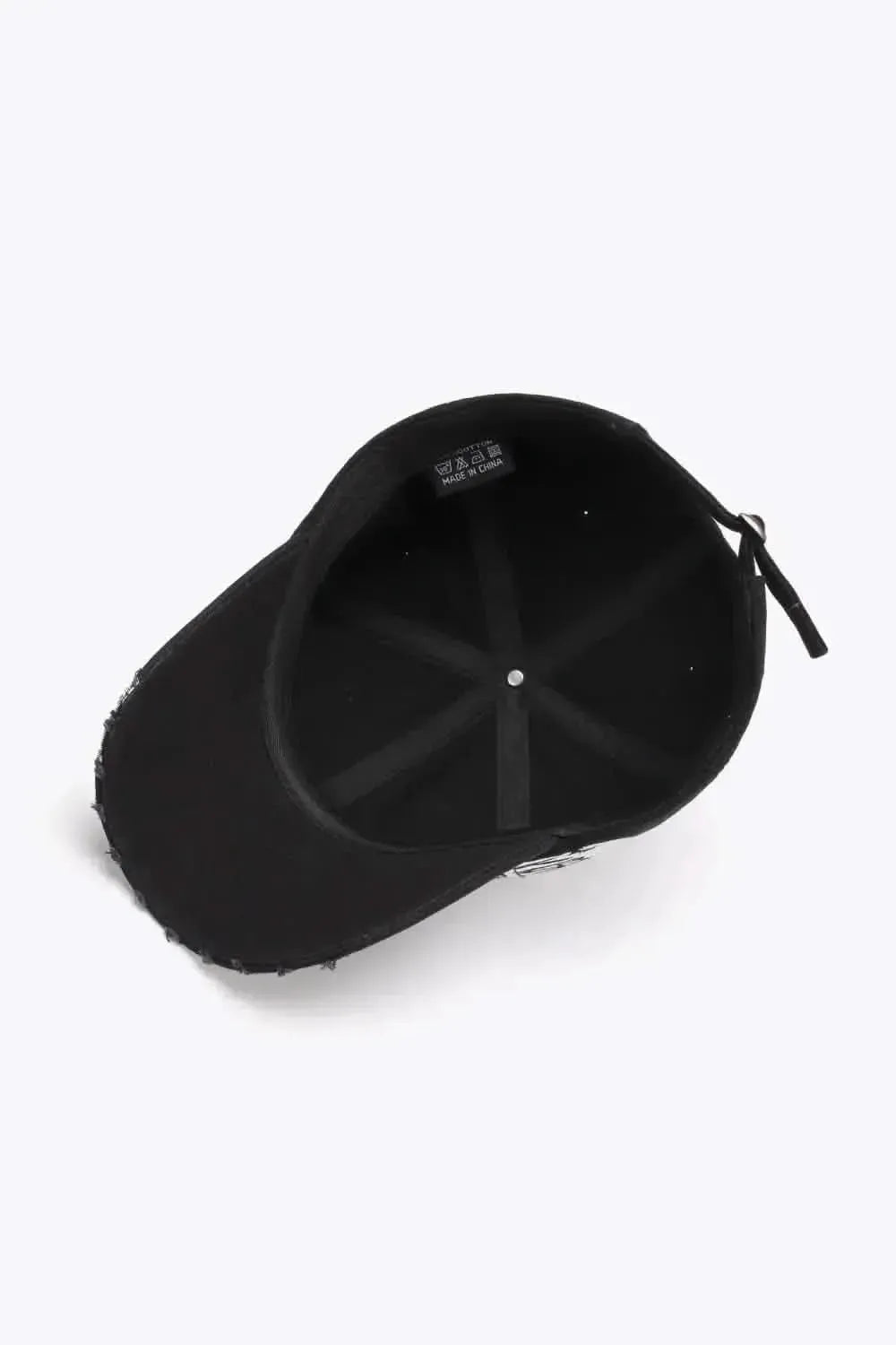 VIBRA Graphic Distressed Adjustable Baseball Cap - Bad Moms Club