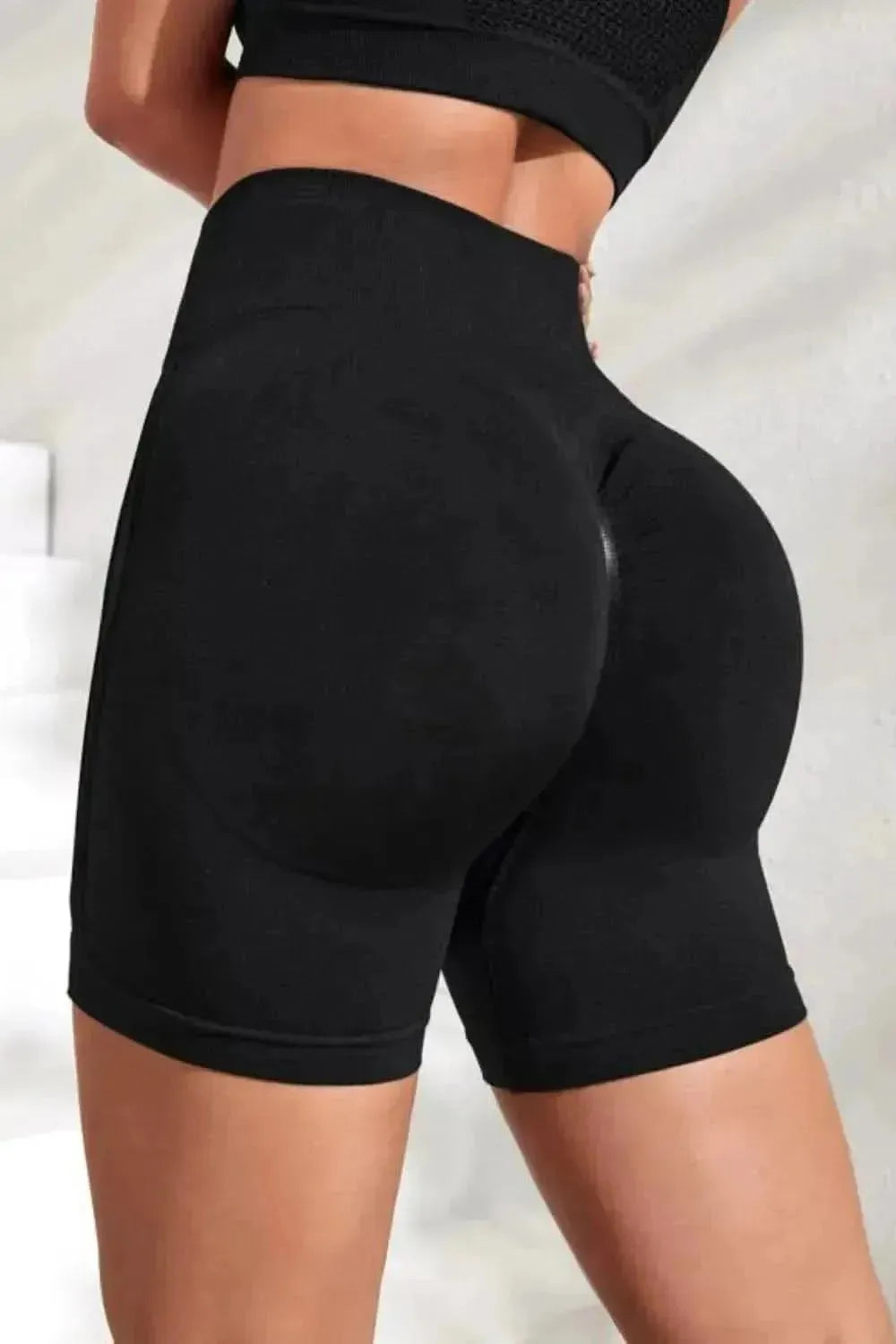 Slim Fit High Waistband Active Shorts - Bad Moms Club