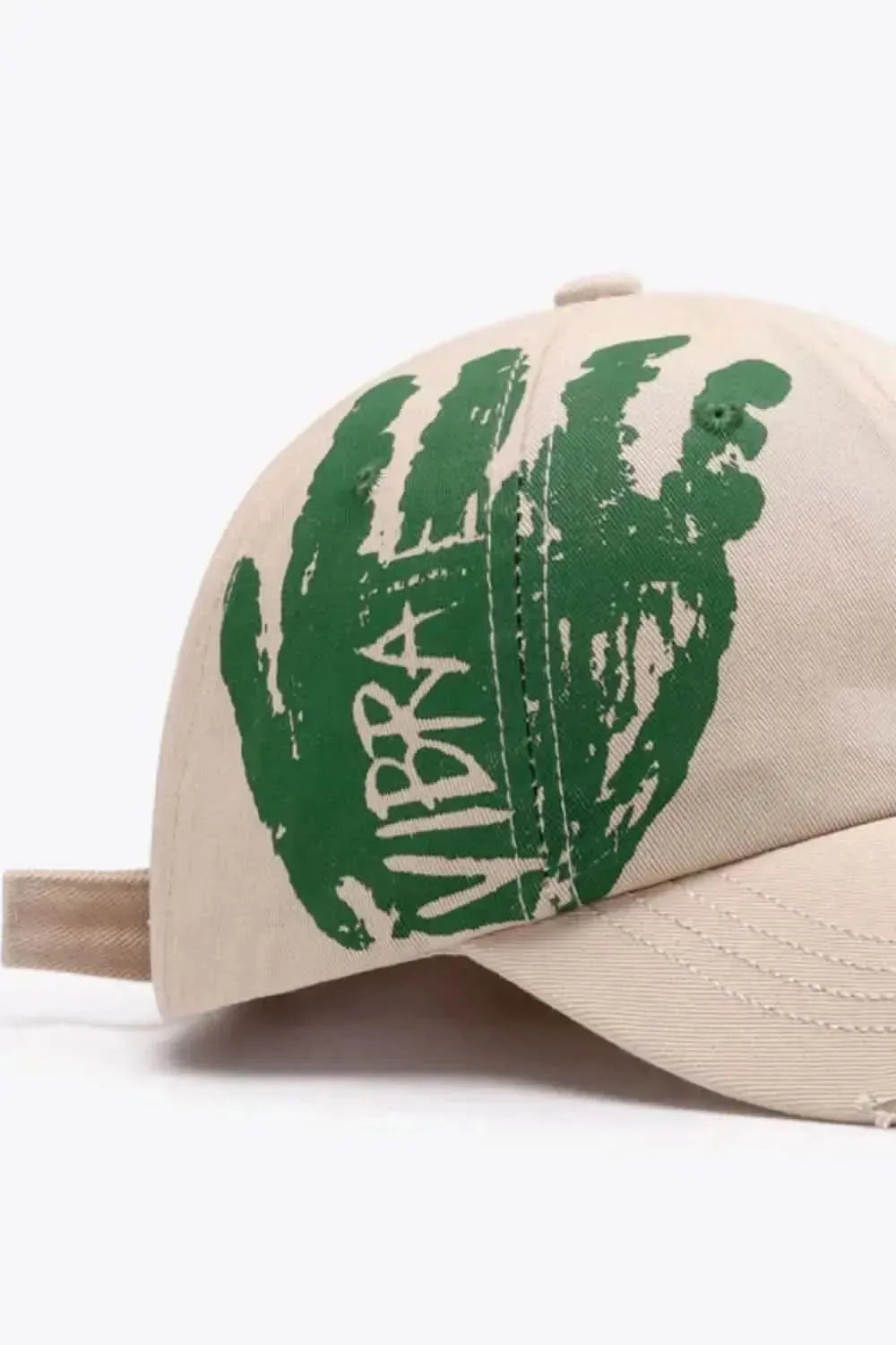 VIBRA Graphic Distressed Adjustable Baseball Cap - Bad Moms Club