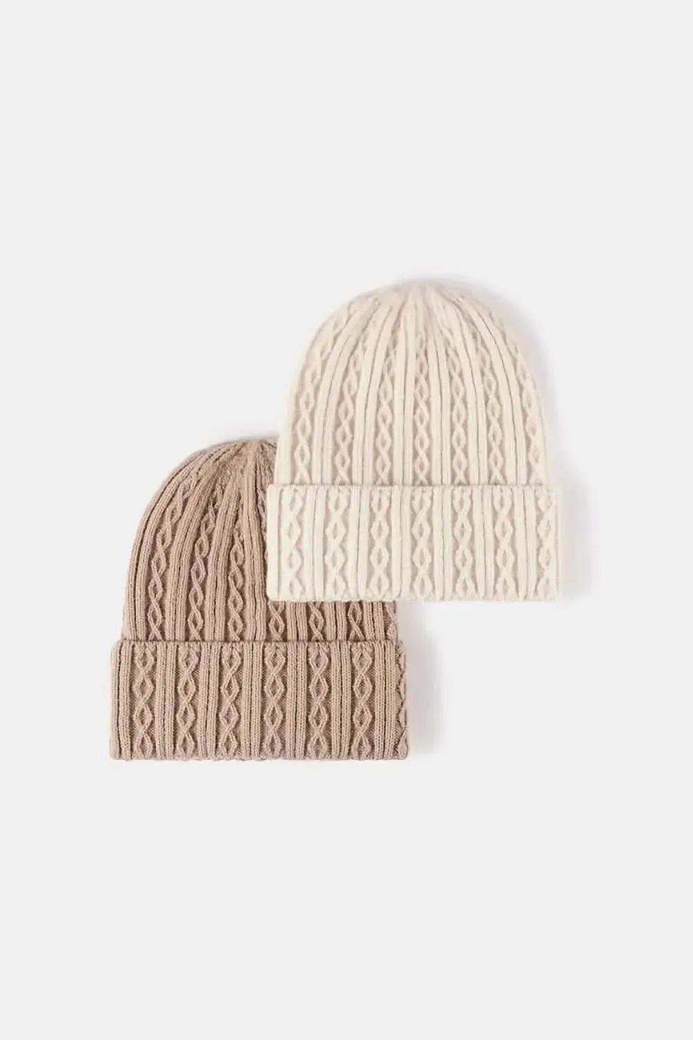 Mixed Knit Cuff Beanie - Bad Moms Club