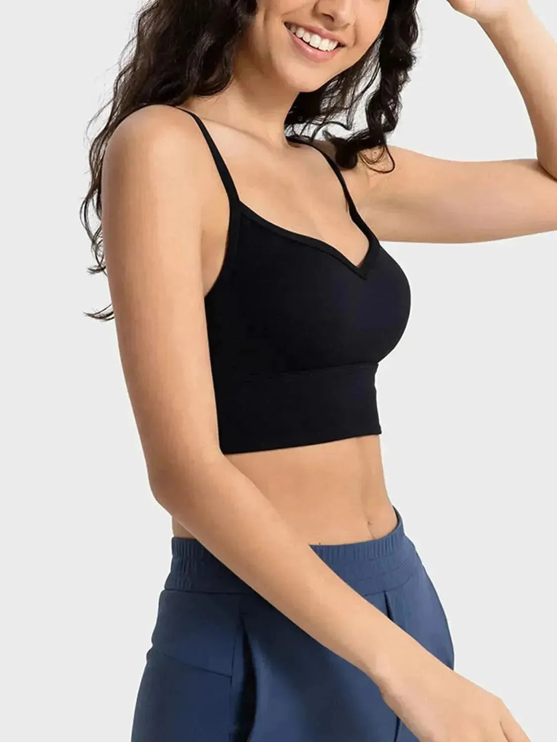 Spaghetti Strap Sport Bra - Bad Moms Club