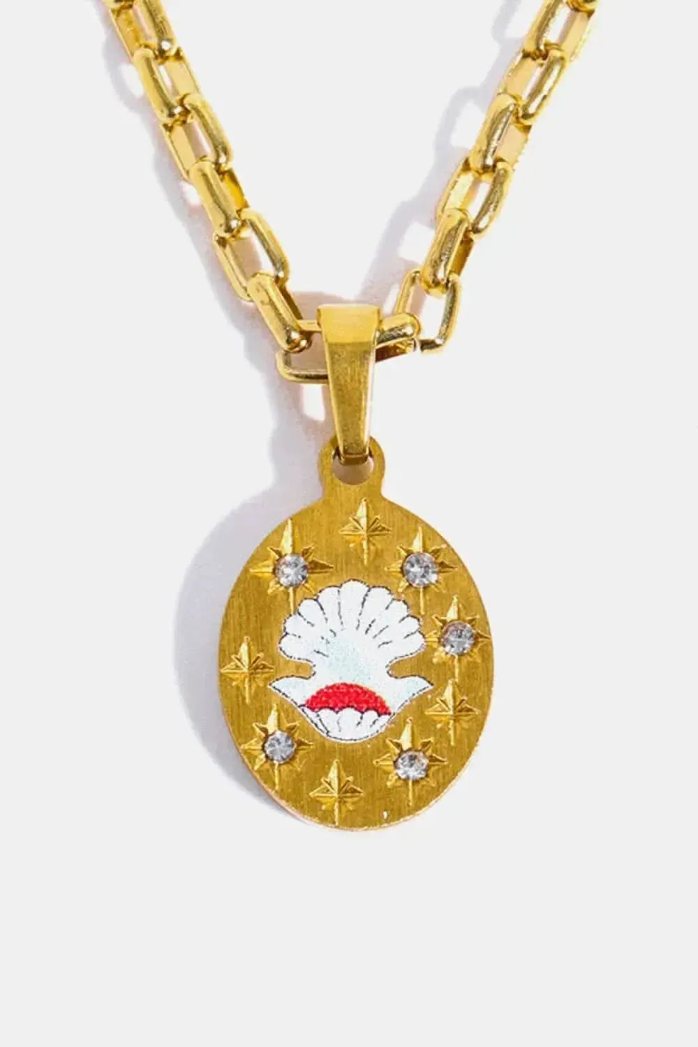 Stainless Steel 18K Gold-Plated Necklace - Bad Moms Club