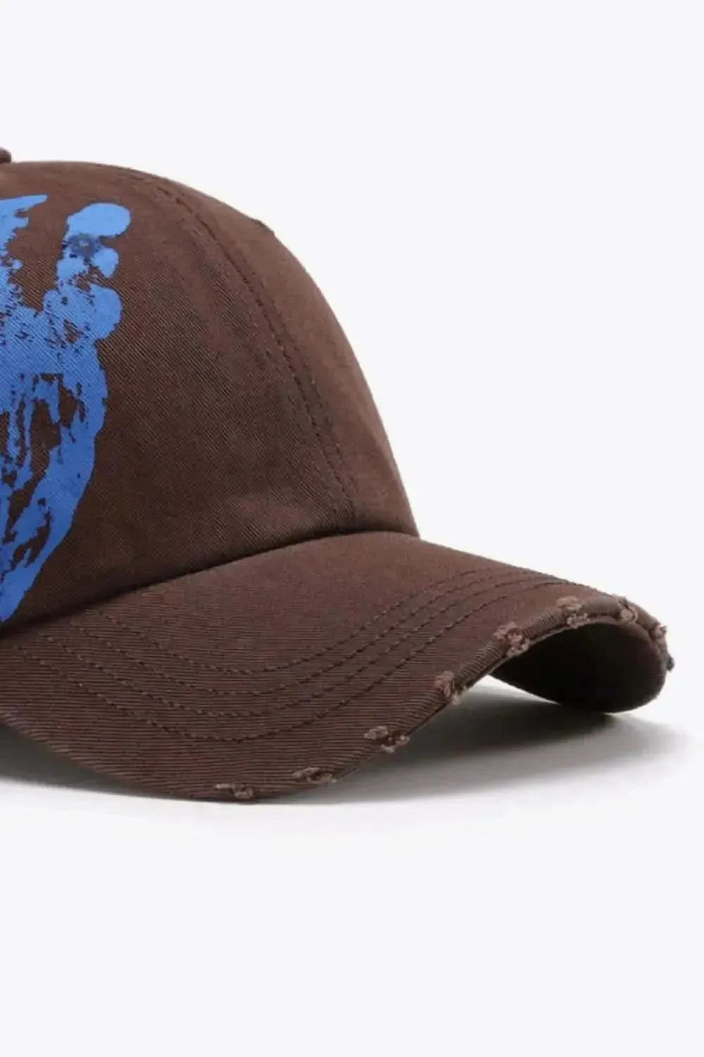 VIBRA Graphic Distressed Adjustable Baseball Cap - Bad Moms Club